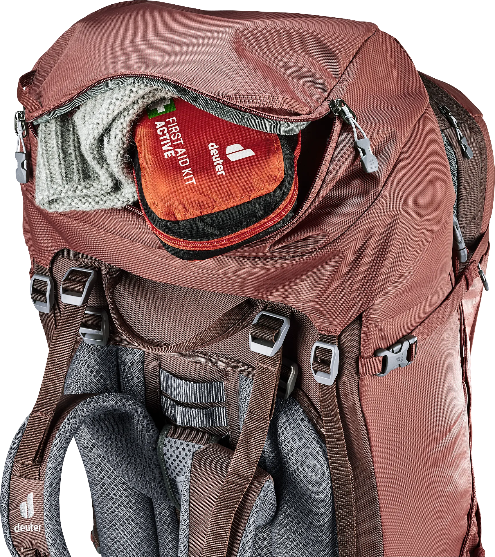 Voyager 60+10 SL - Travel backpacks - caspia raisin
