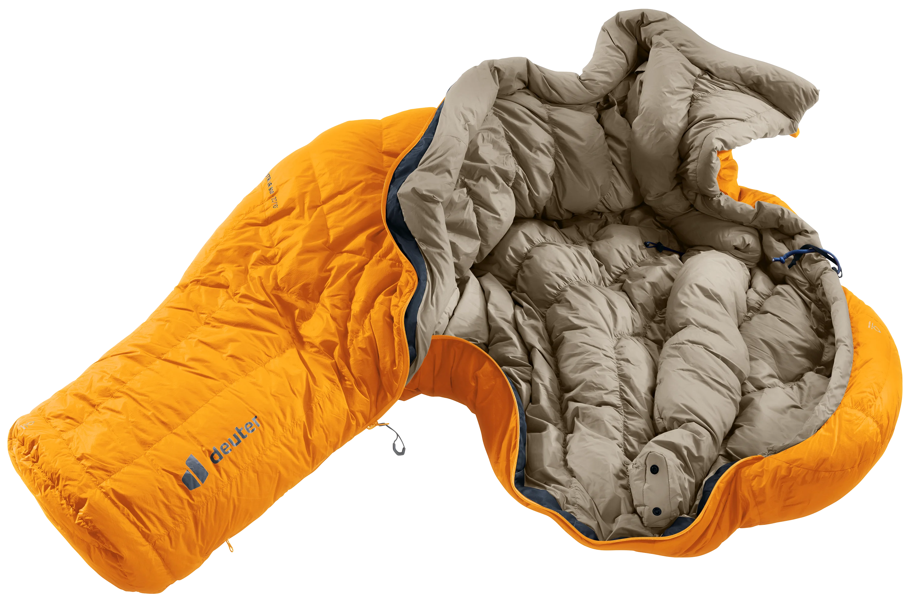 parka, down jacket, orange, sleeping bag, outerwear