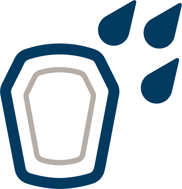 Inclusief afneembare regenhoes