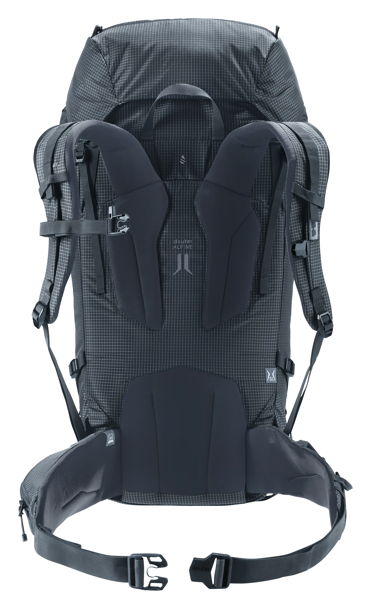 backpack, hiking, shoulder straps, waist belt, padded back