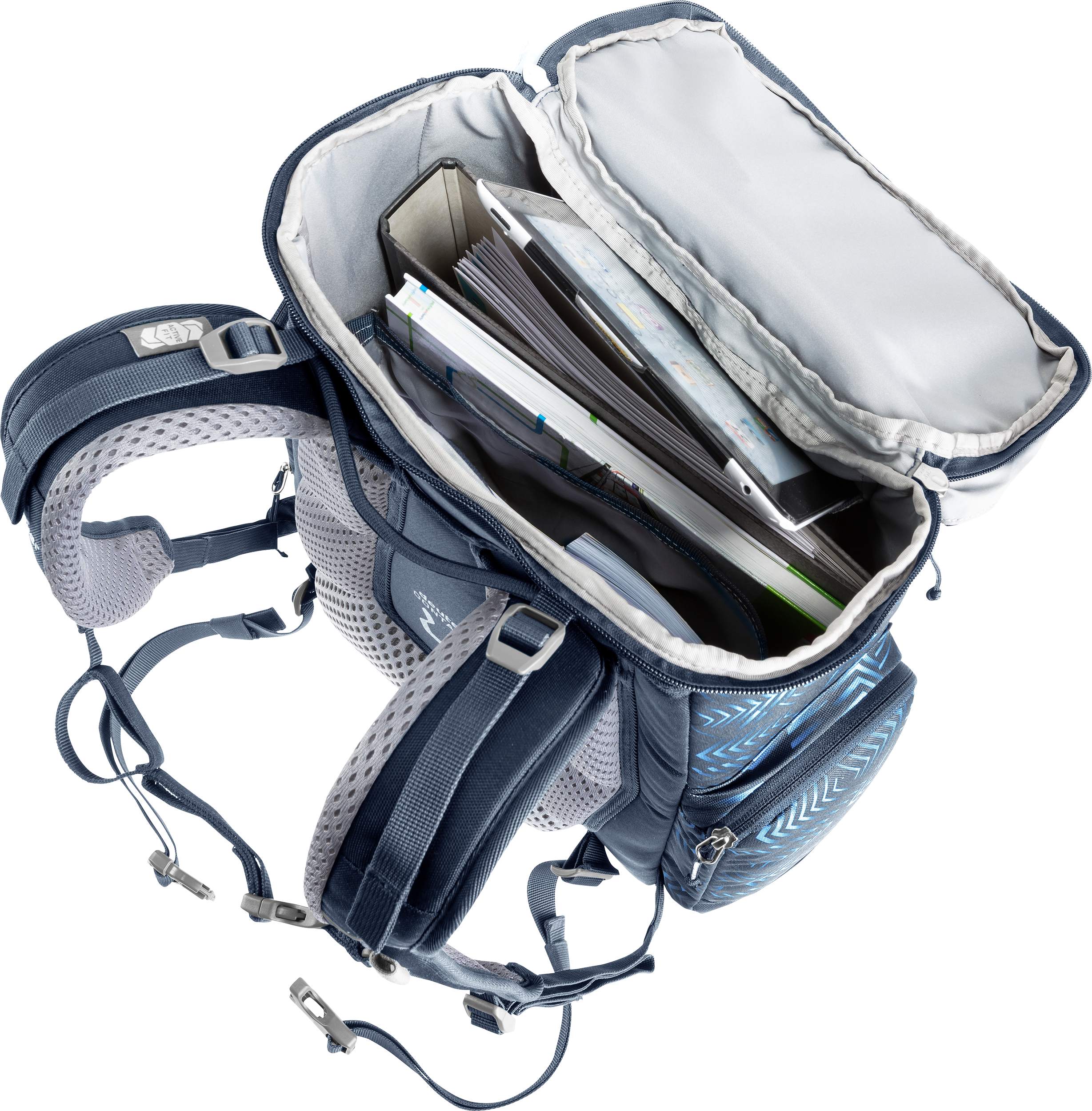 Scula Scula - School backpacks - ink ripple