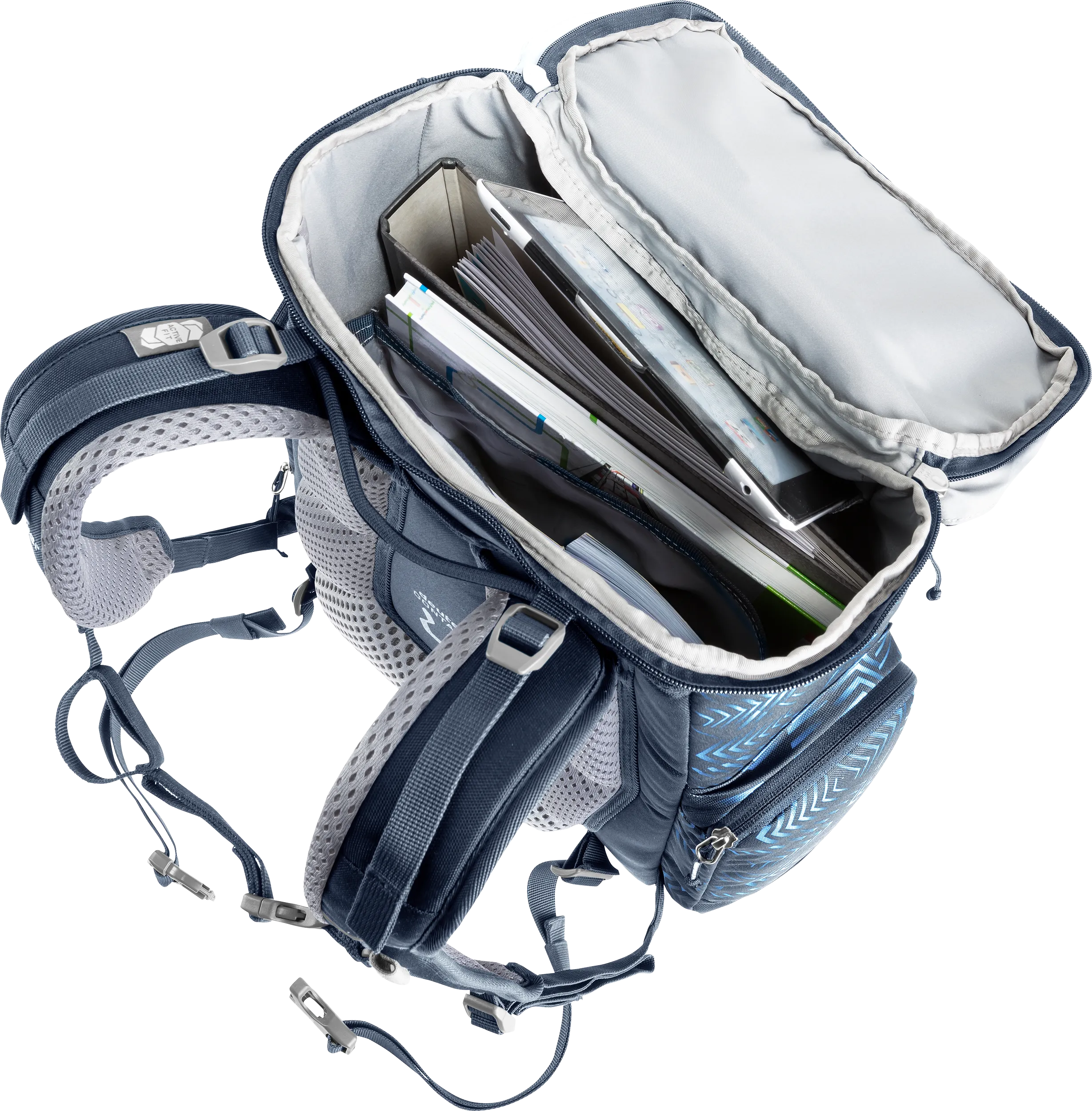 Scula - School backpacks - ink ripple