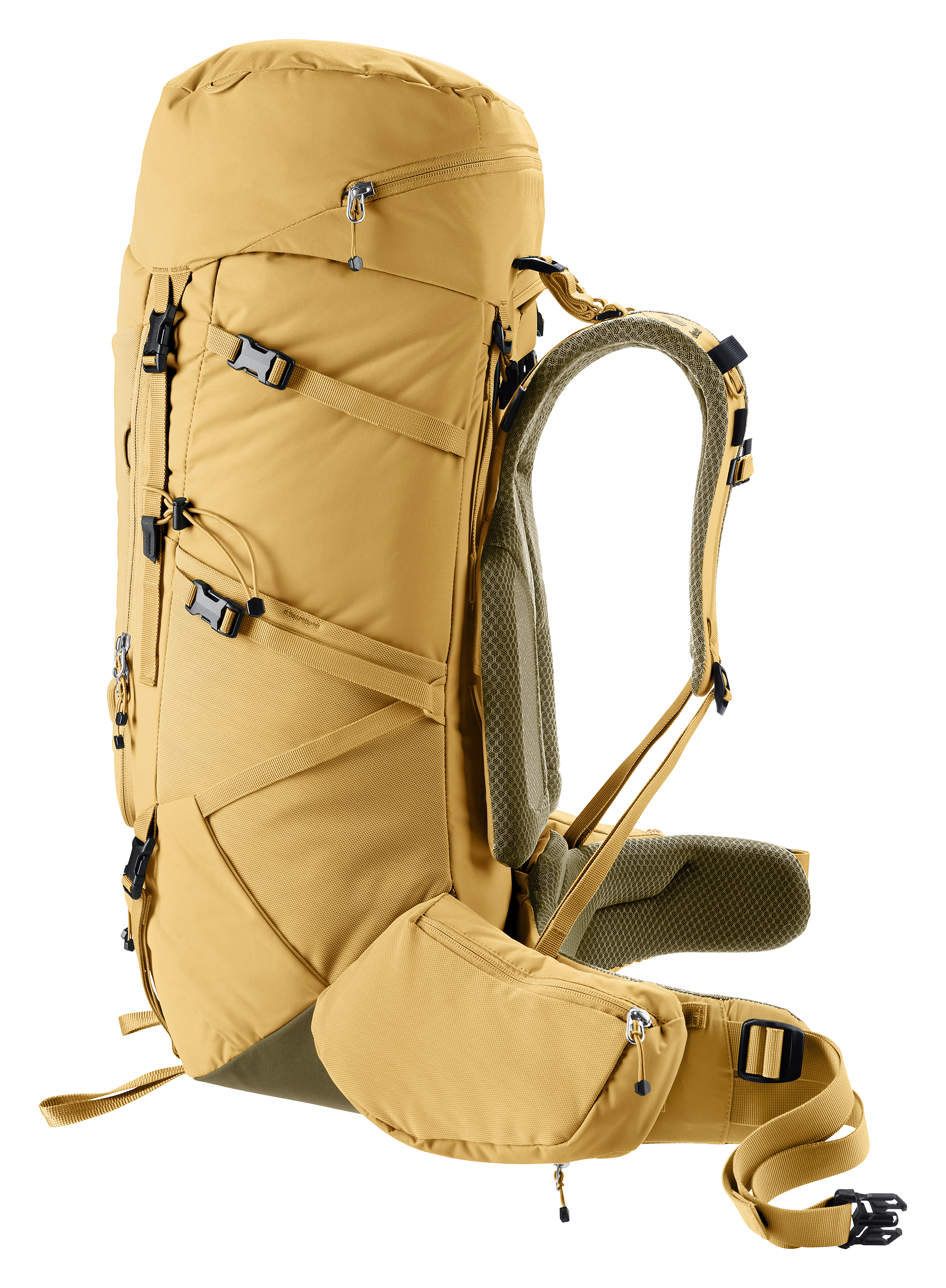 Aircontact Core 45+10 SL Aircontact Core 45+10 SL - Travel backpacks - savanna nori