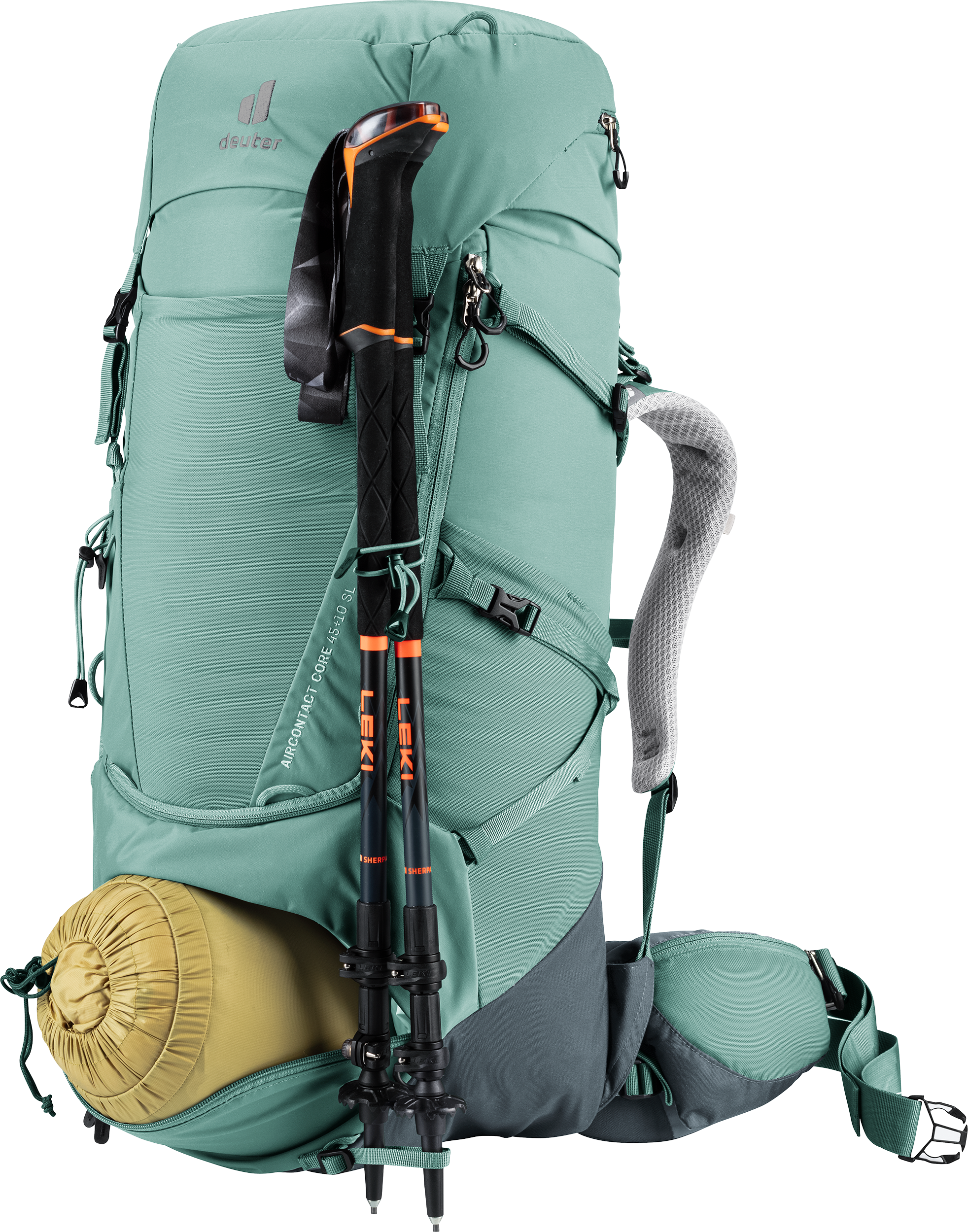 Aircontact Core 45+10 SL - Backpacking packs - jade graphite