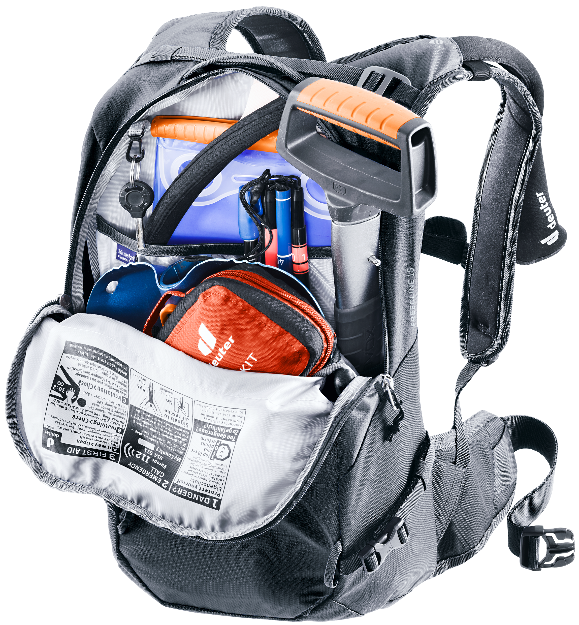 Freecline 15 - Freeride backpacks - size black