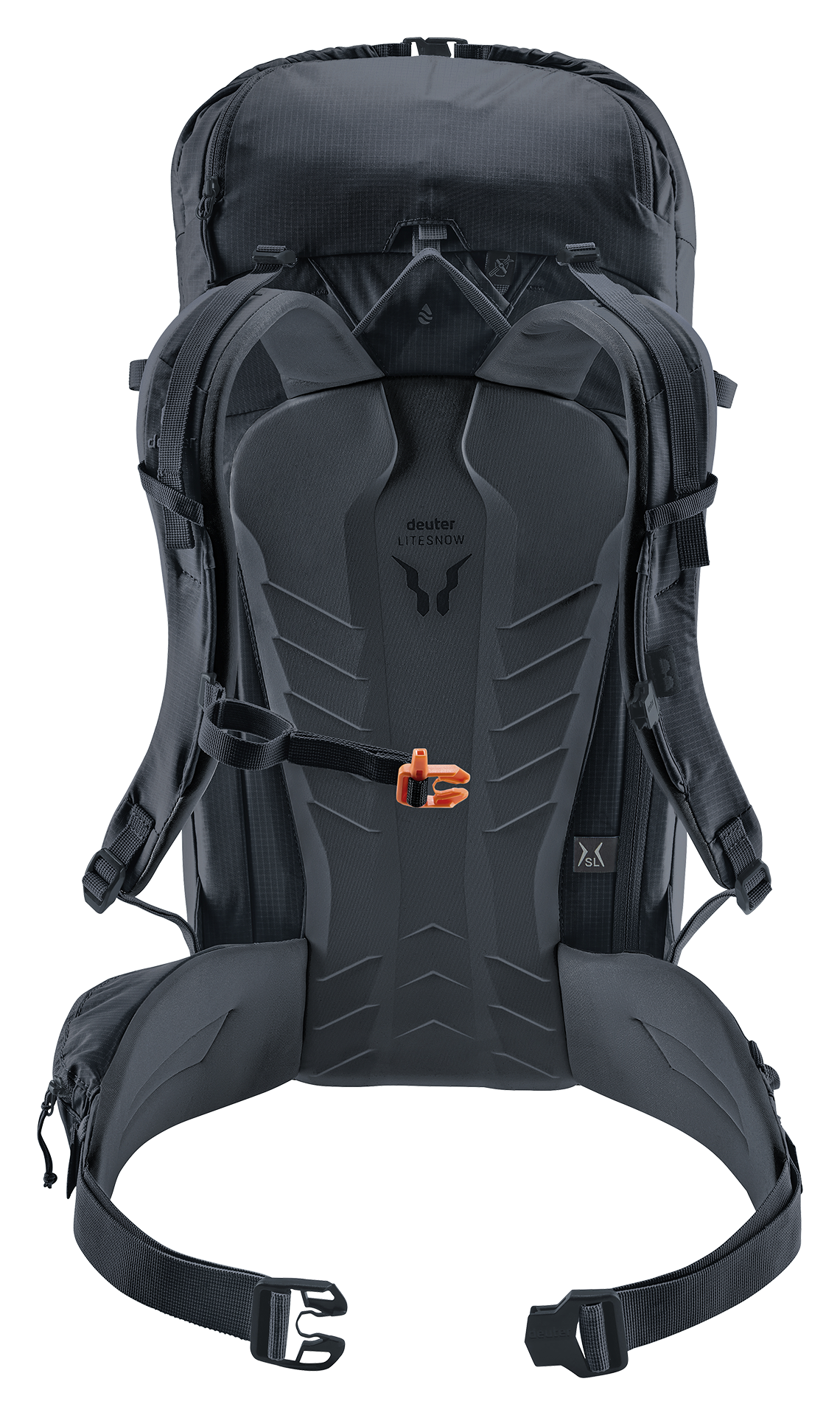 backpack, hiking, sternum strap, padded back, hip belt