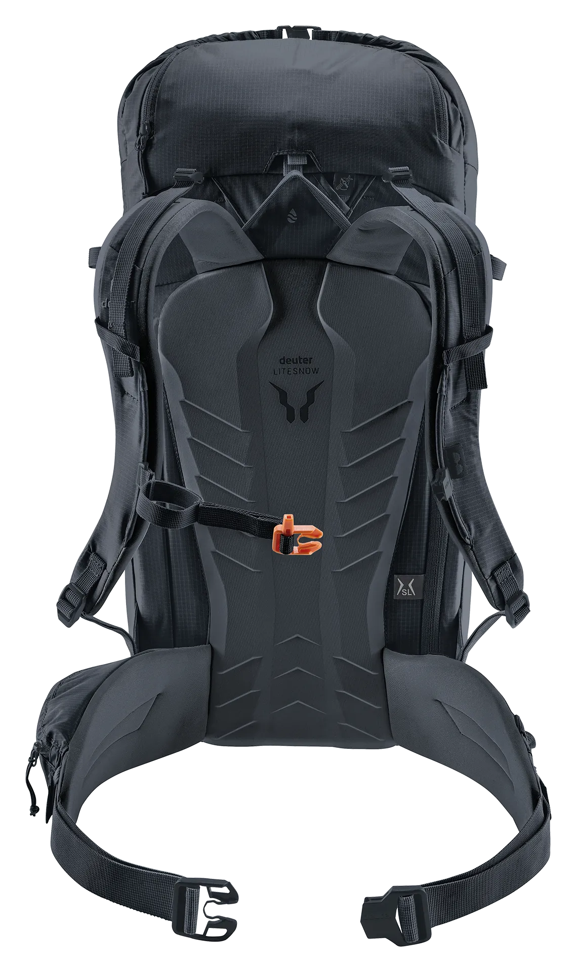 backpack, hiking, sternum strap, padded back, hip belt