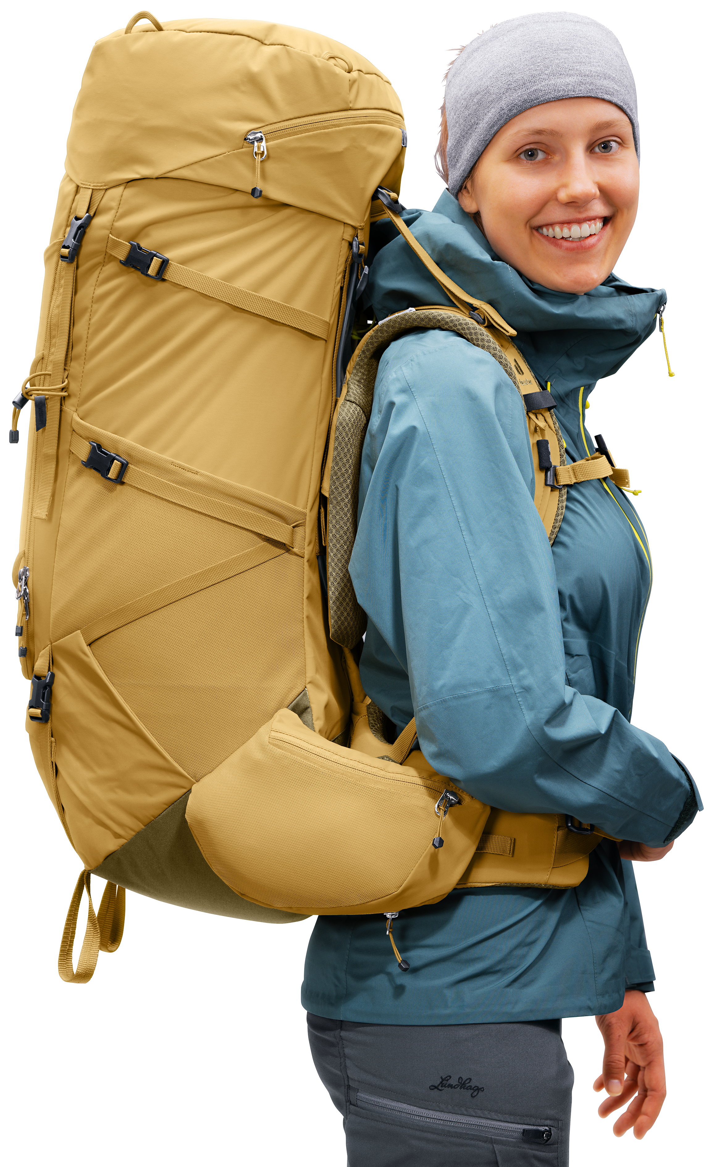 Aircontact Core 55+10 SL Aircontact Core 55+10 SL - Backpacking packs - savanna nori