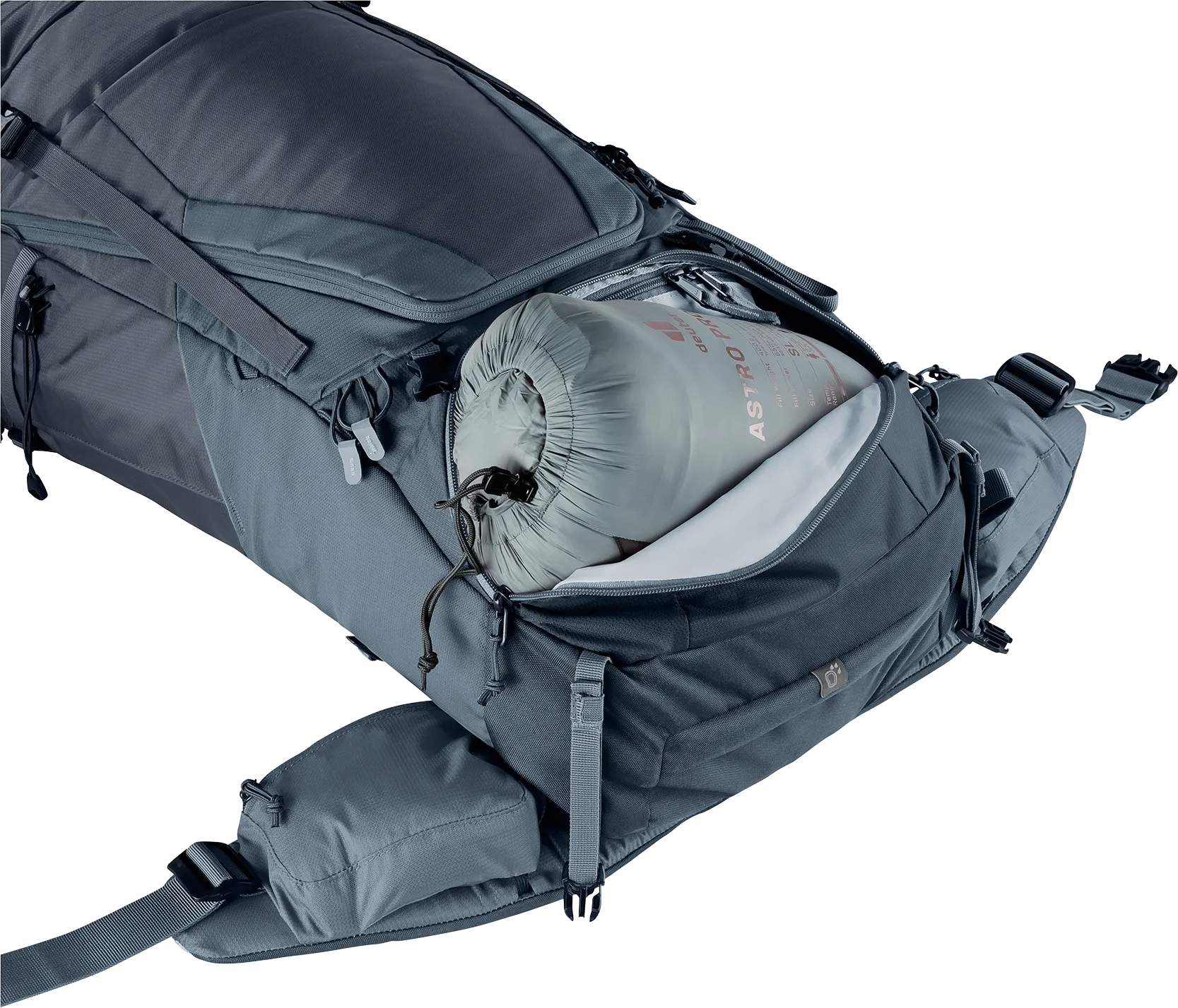 Bag, Backpack, backpack, hydration, hip belt, gray, external pocket