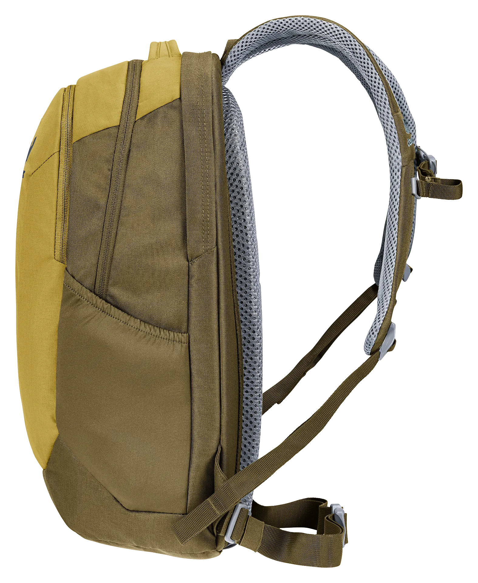 Bag, Backpack, backpack, shoulder strap, padded, mesh back, olive green
