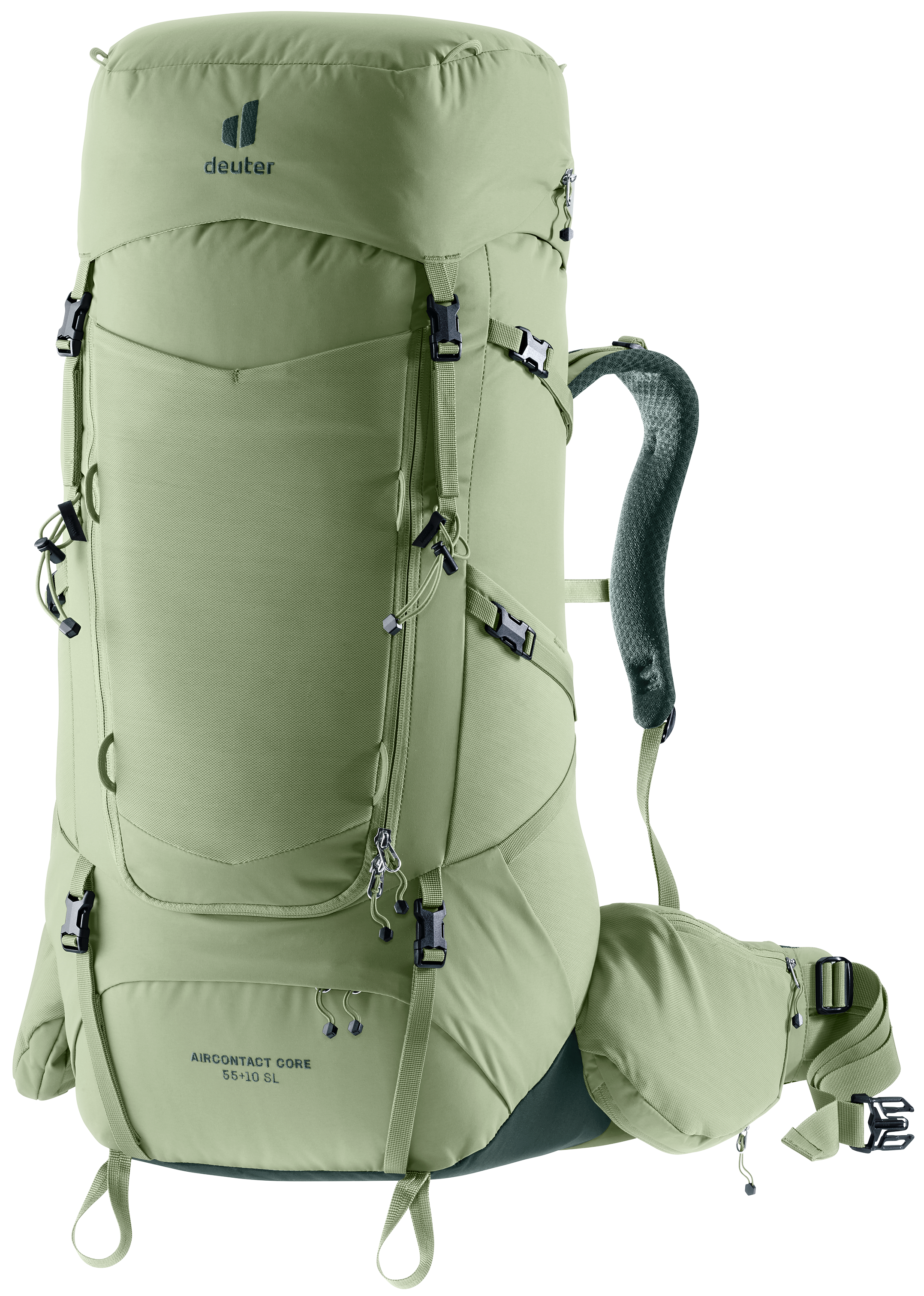 Aircontact Core 55+10 SL Aircontact Core 55+10 SL - Backpacking packs - grove ivy