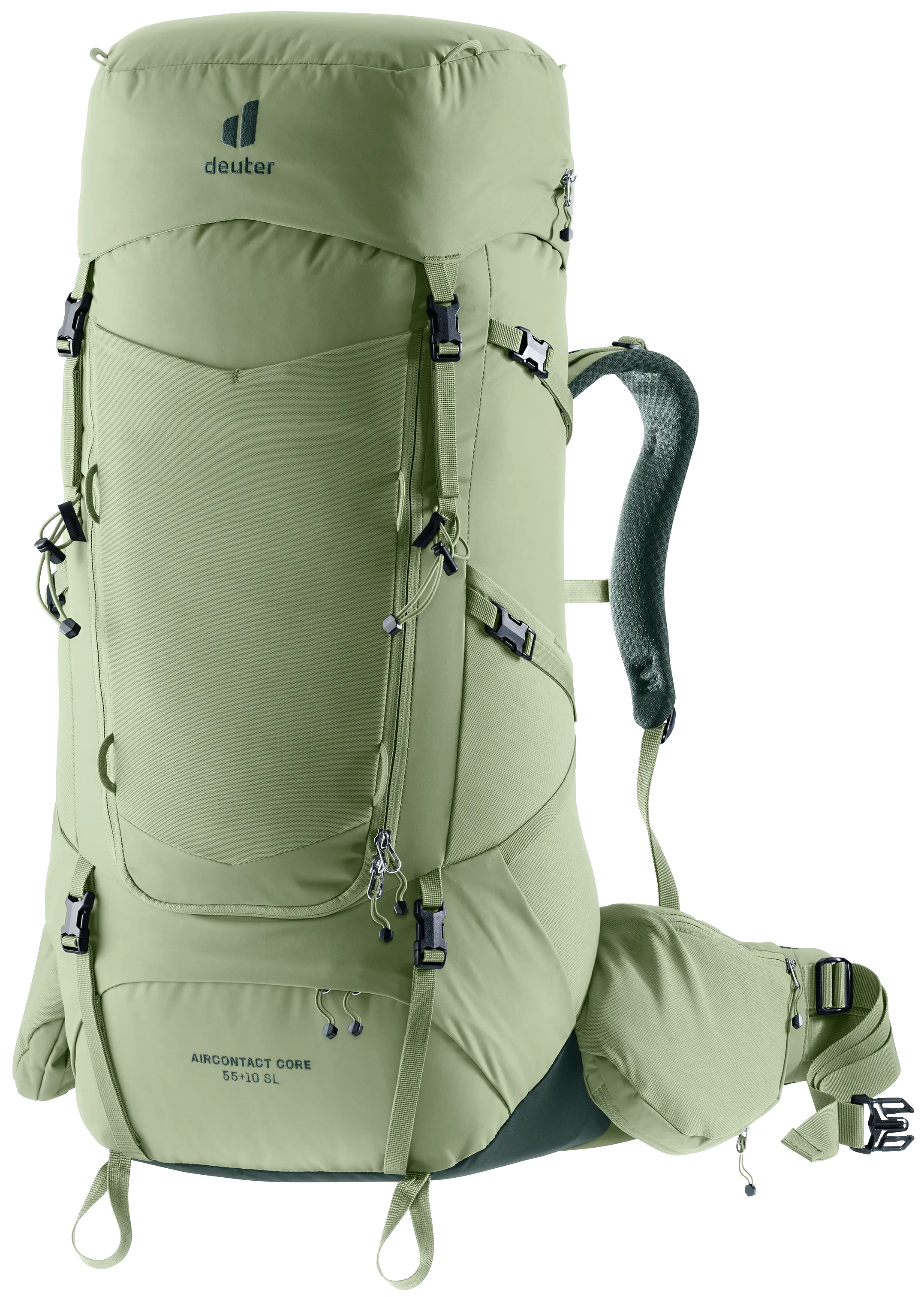 Aircontact Core 55+10 SL - Backpacking packs - grove ivy