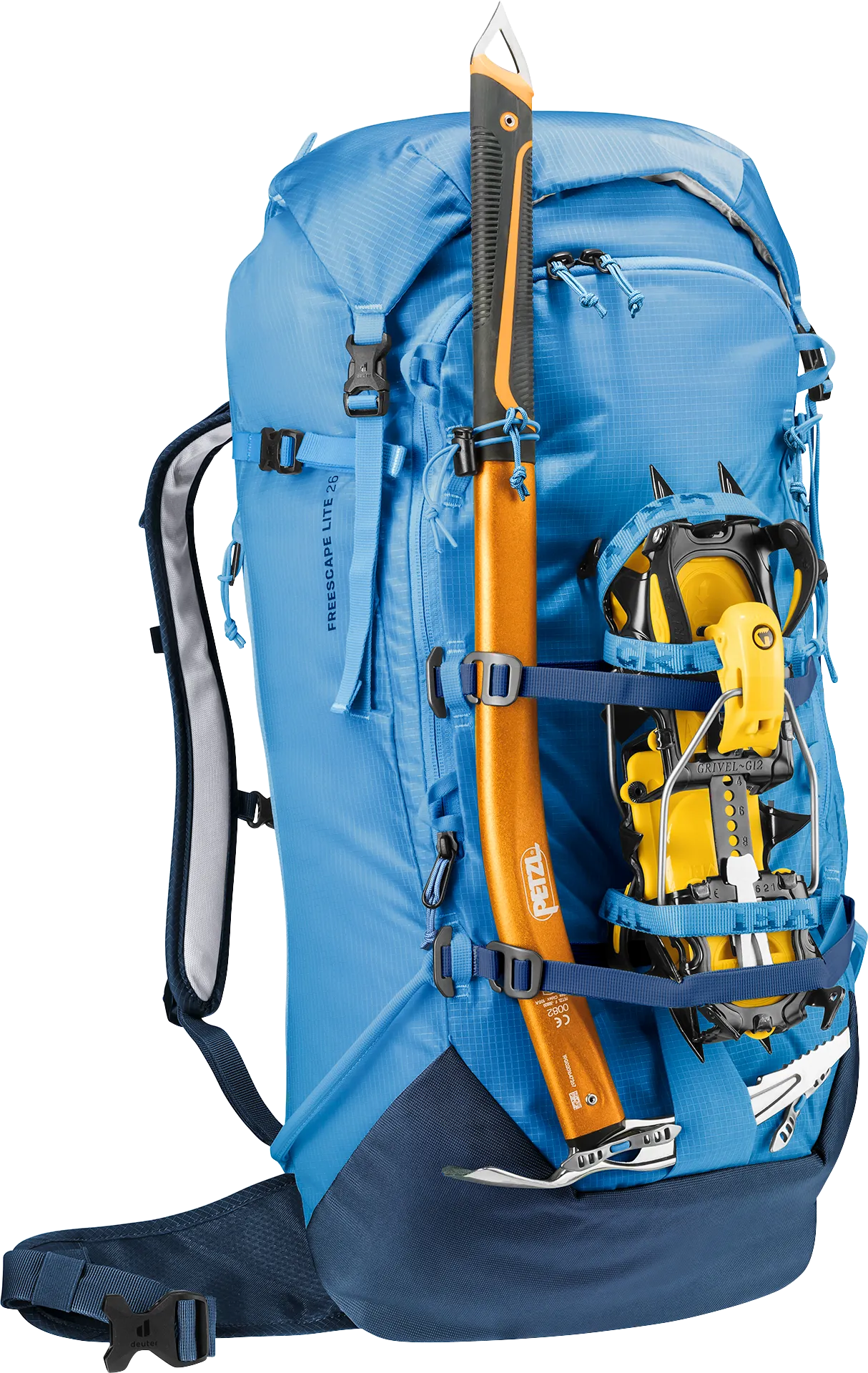 Bag, Backpack, backpack, hydration backpack, climbing gear, ice axe, helmet harness