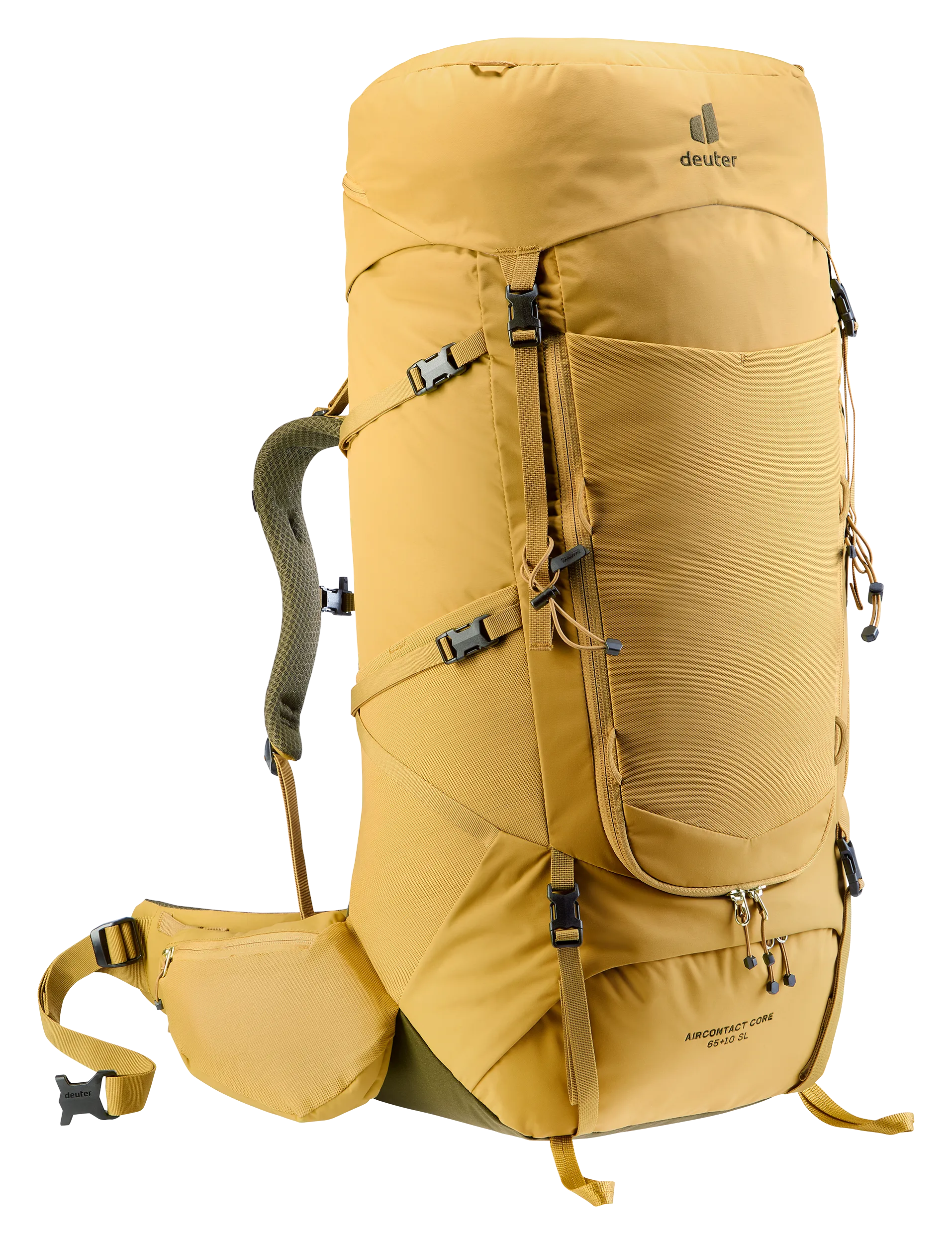 Aircontact Core 65+10 SL - Backpacking packs - savanna nori