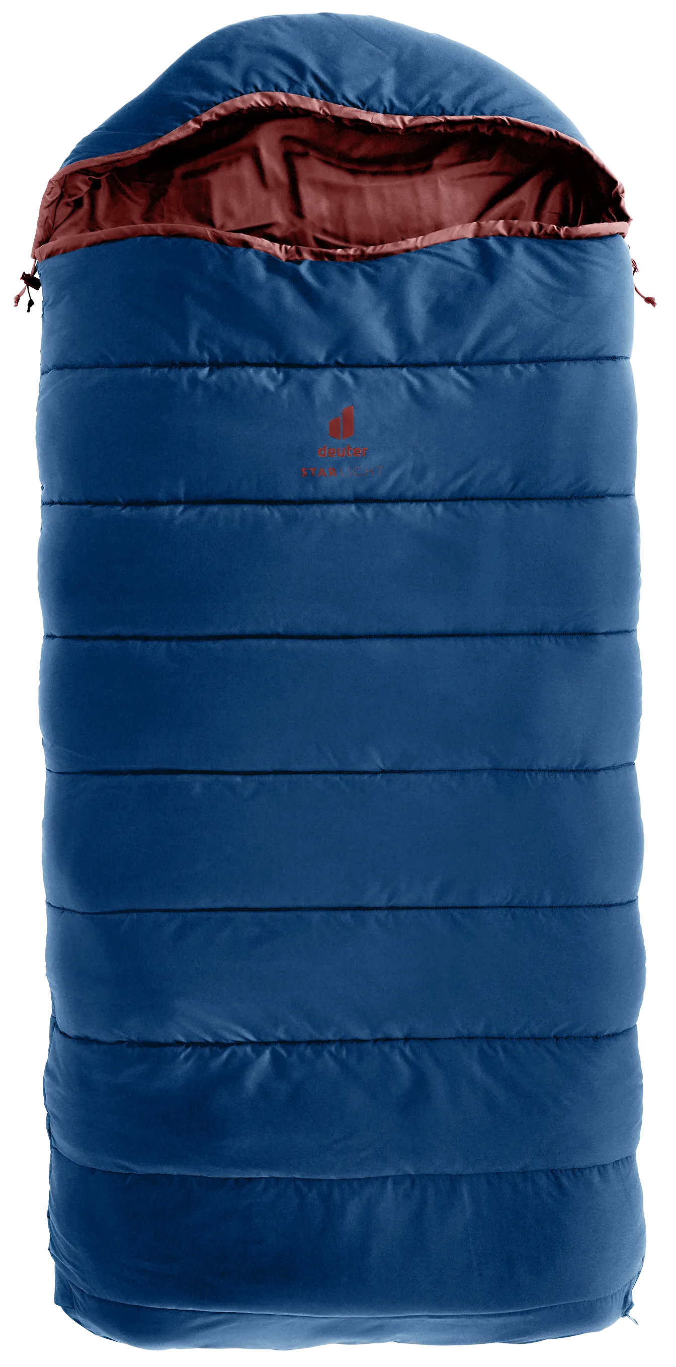 Blanket, Clothing, Vest, Furniture, Coat, down sleeping bag, mummy shape, blue, padded, hoodless