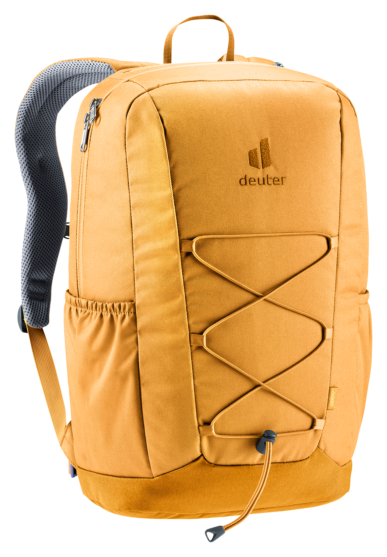Gogo Bag, Backpack, backpack, hiking, orange, stretchy lacing, padded strap