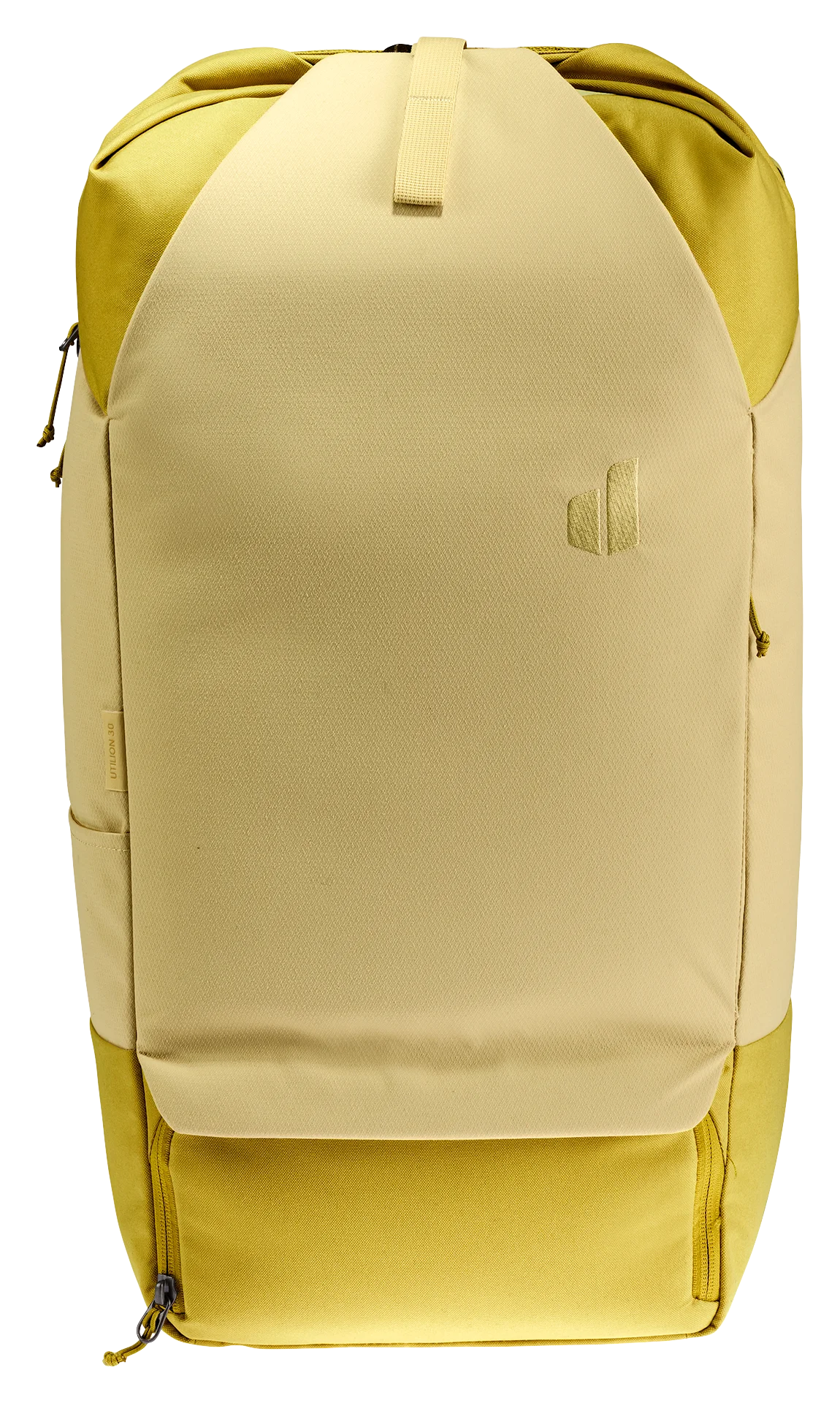 backpack, travel, canvas, yellow, zipper
