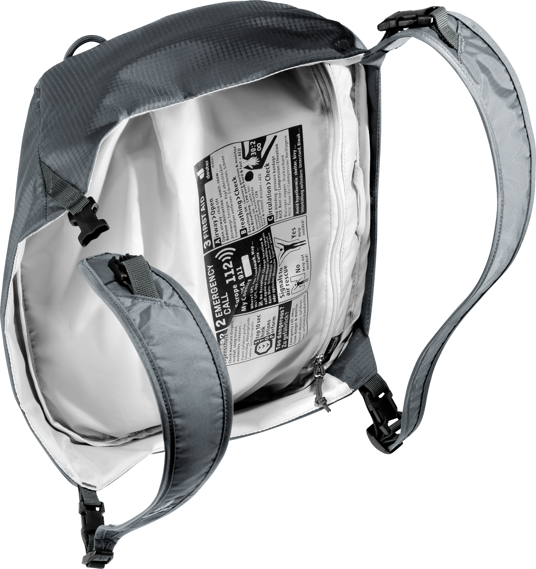 Aircontact Pro 65+10 SL Bag, Accessories, Handbag, Backpack, backpack, emergency, strap, shoulder, label