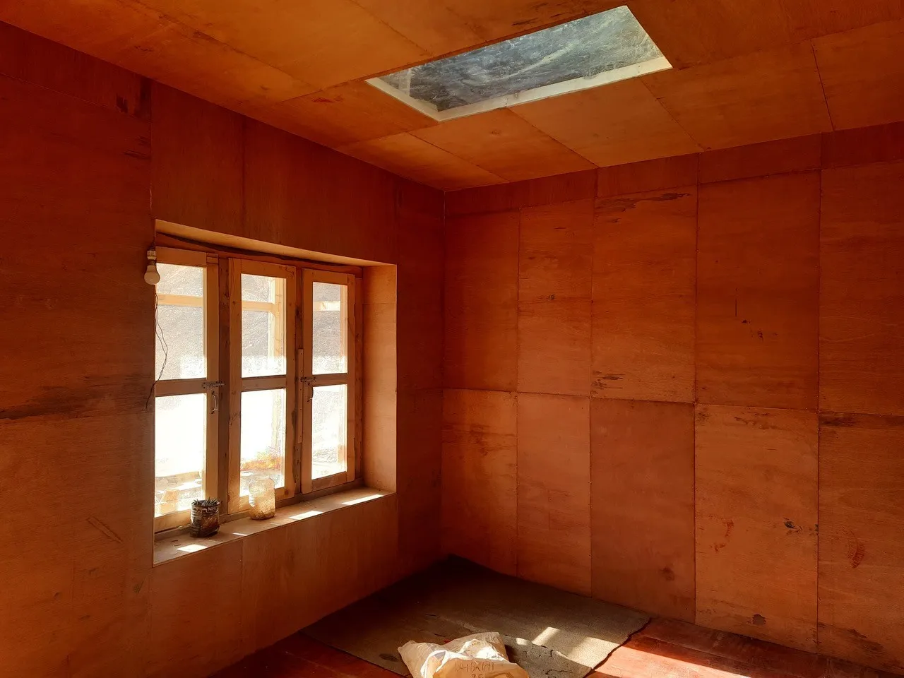 room, interior, wood, paneling, window
