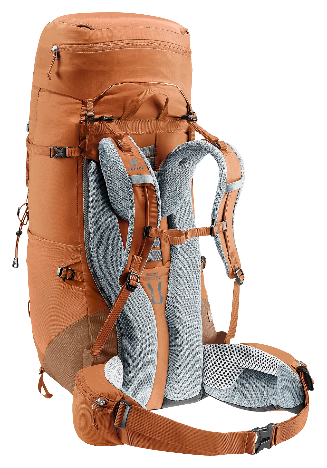 backpack, outdoor, hydration-compatible, orange, shoulder-straps