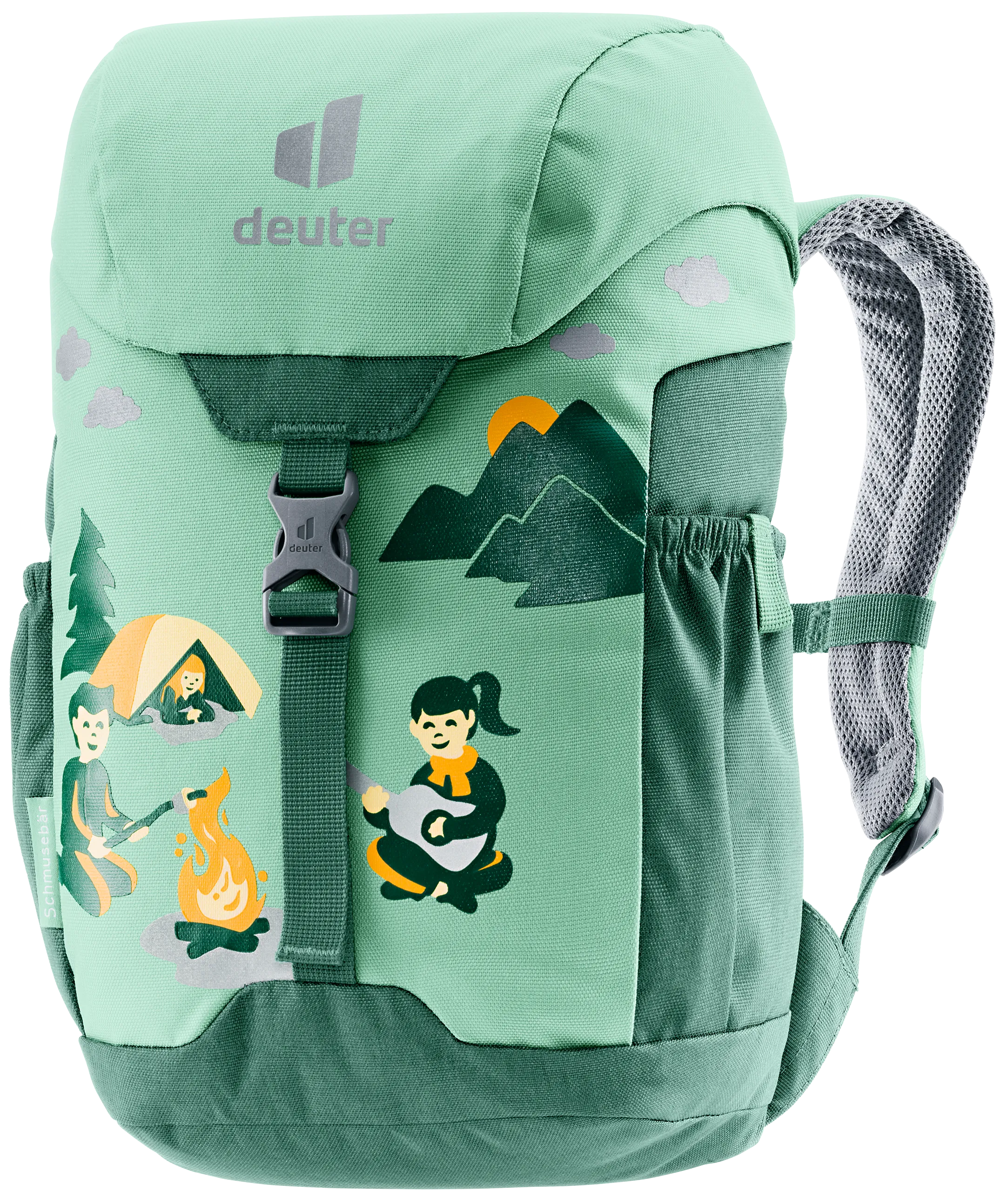 Schmusebär - Children’s backpacks - spearmint seagreen