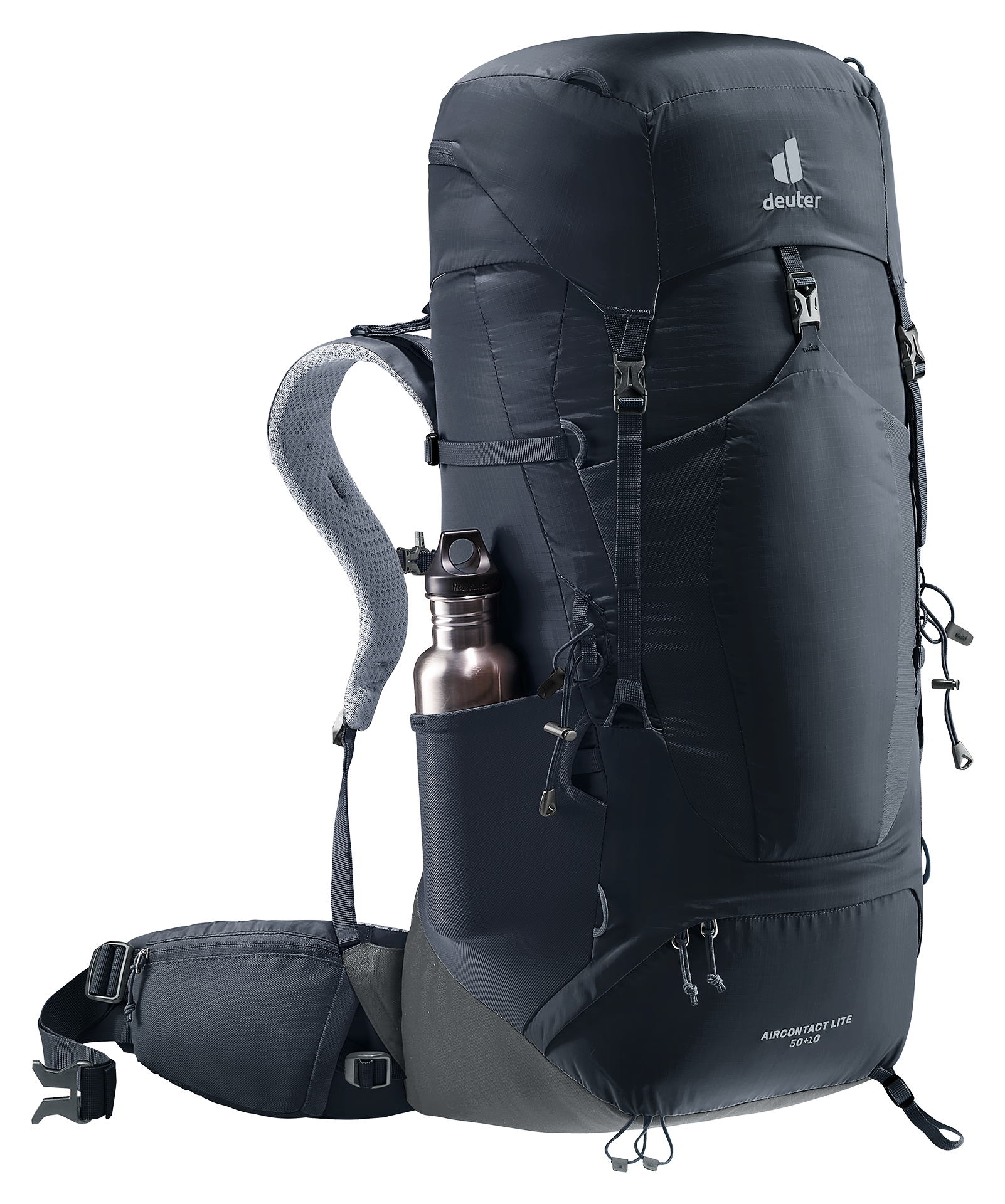 deuter aircontact lite 50 10 hiking backpack Unisex + L, Lightweight Backpacking & for Men & Women, 50 + 10 Liters helping to reduce fatigue Deuter Aircontact Lite 50+10L Backpack