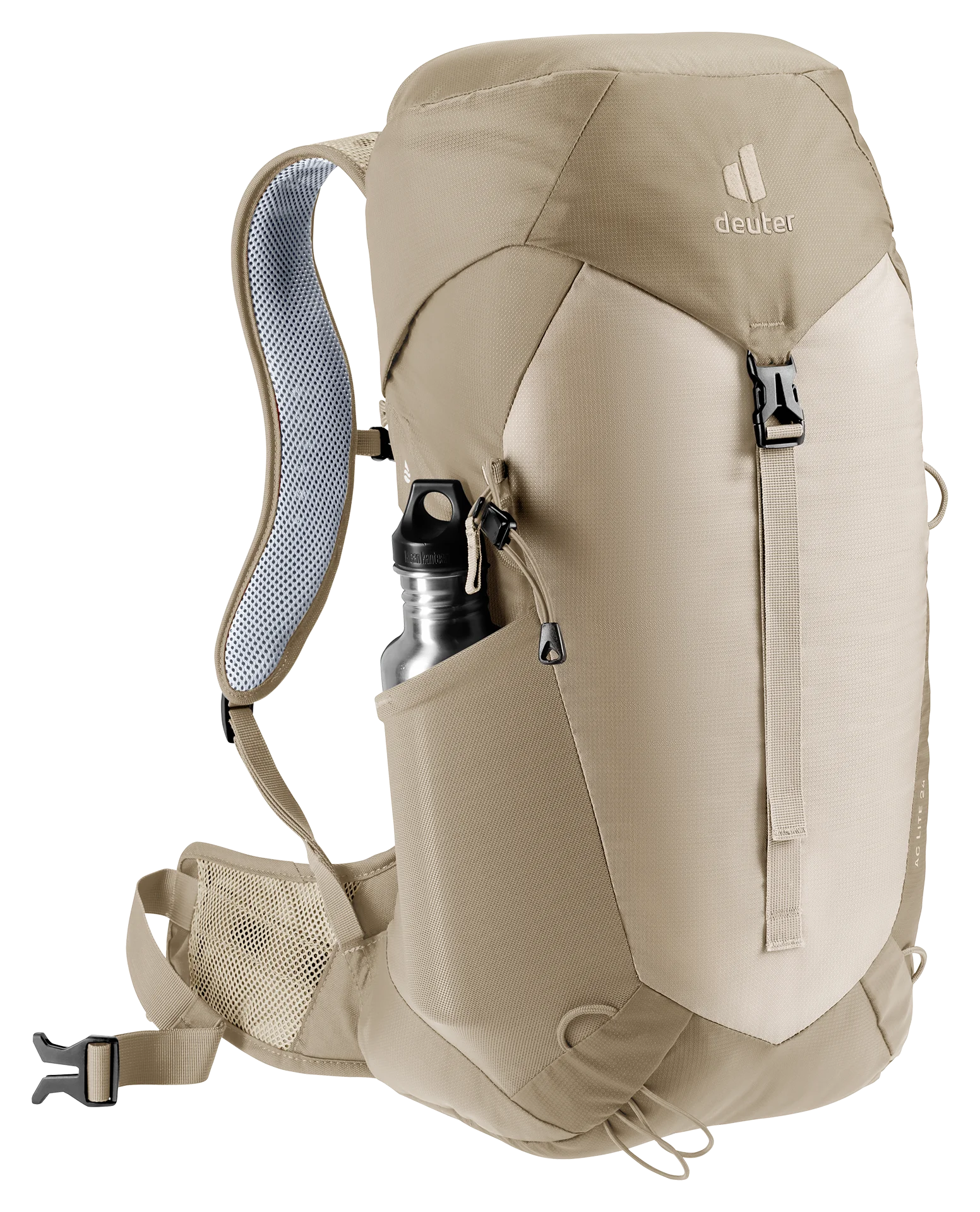 backpack, hiking, hydration, beige, front-pocket