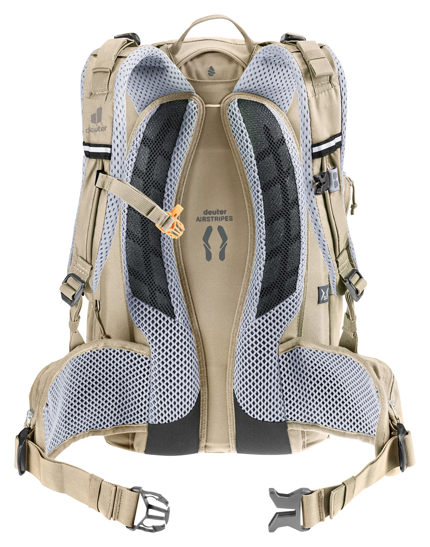 backpack, hiking, mesh, two-tone, shoulder straps