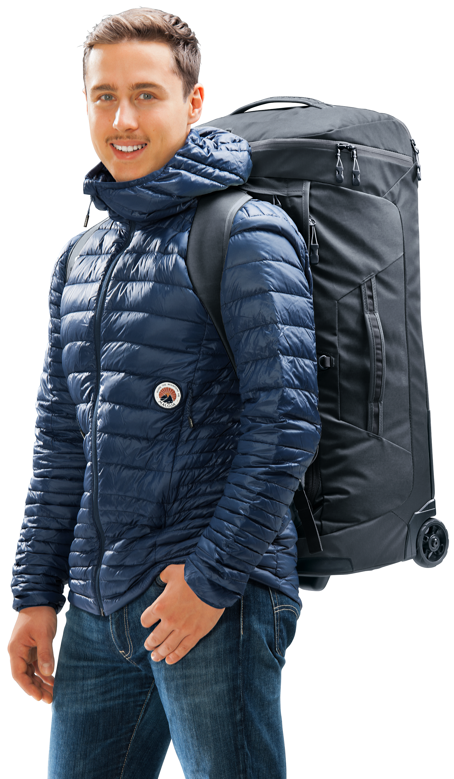 Coat, Jacket, Bag, Jeans, Face, backpack, travel backpack, rolling backpack, clothes, puffer jacket