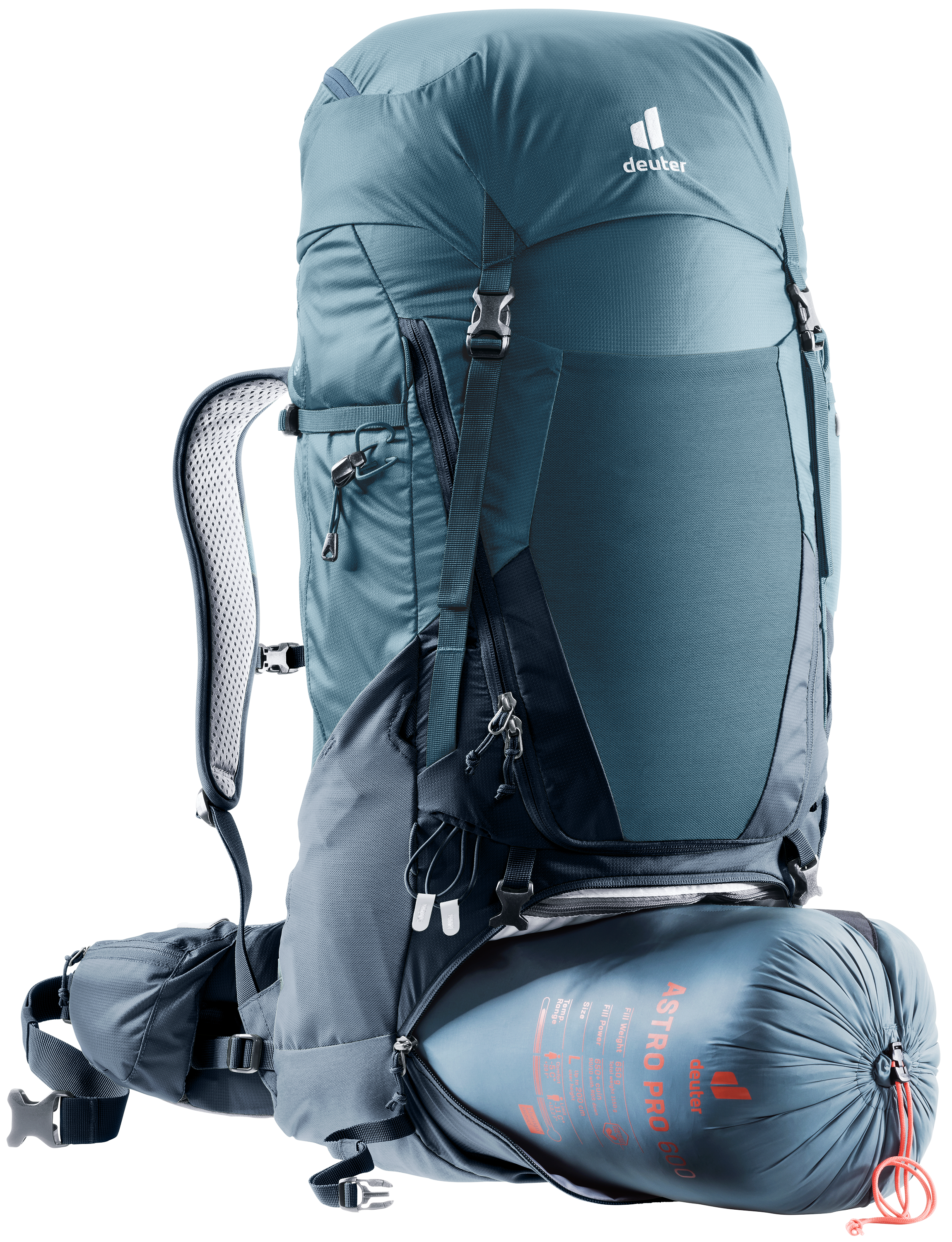 Futura Air Trek 50+10 Futura Air Trek 50+10 - Backpacking packs - atlantic ink