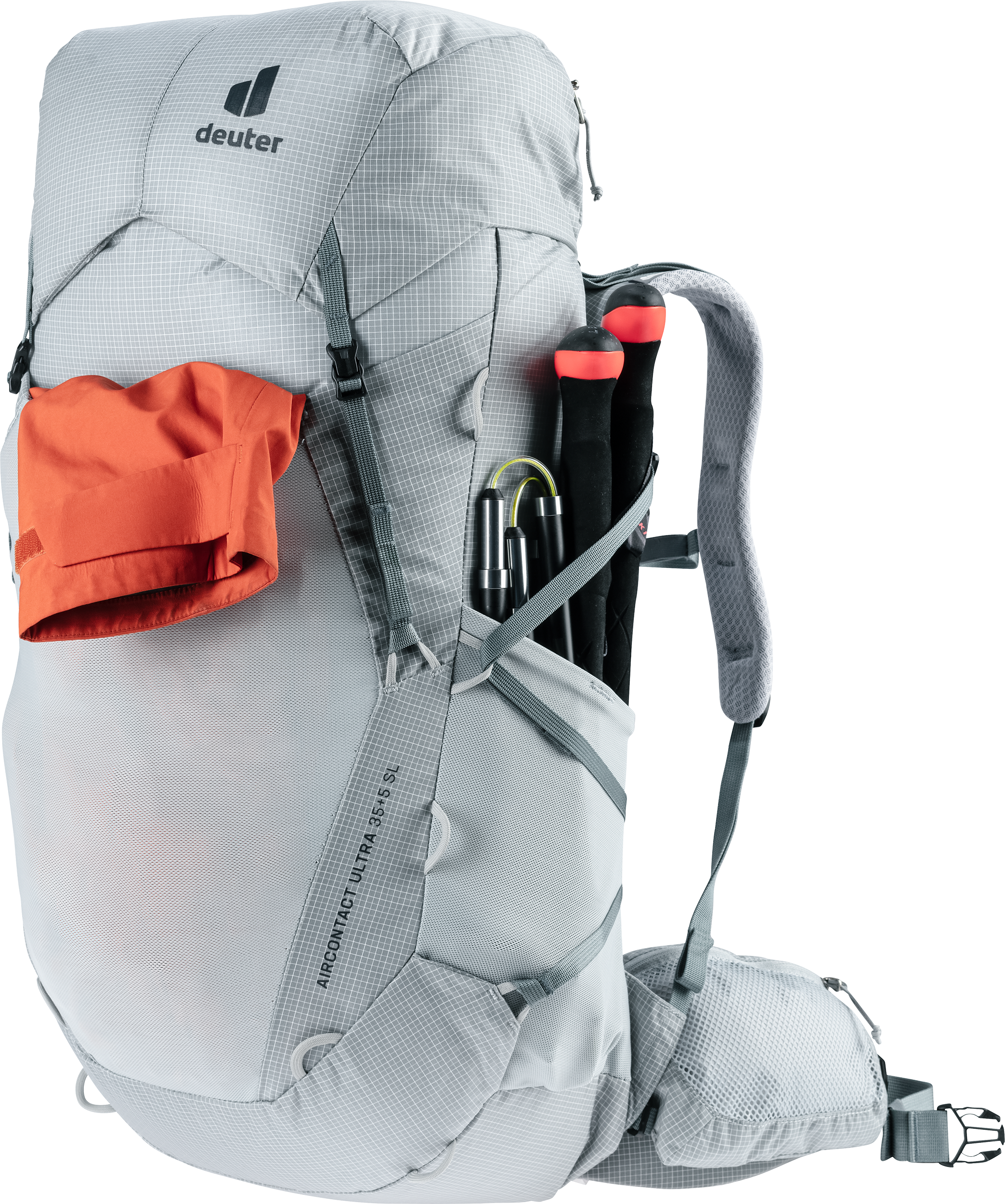 Aircontact Ultra 35+5 SL - Backpacking packs - tin shale