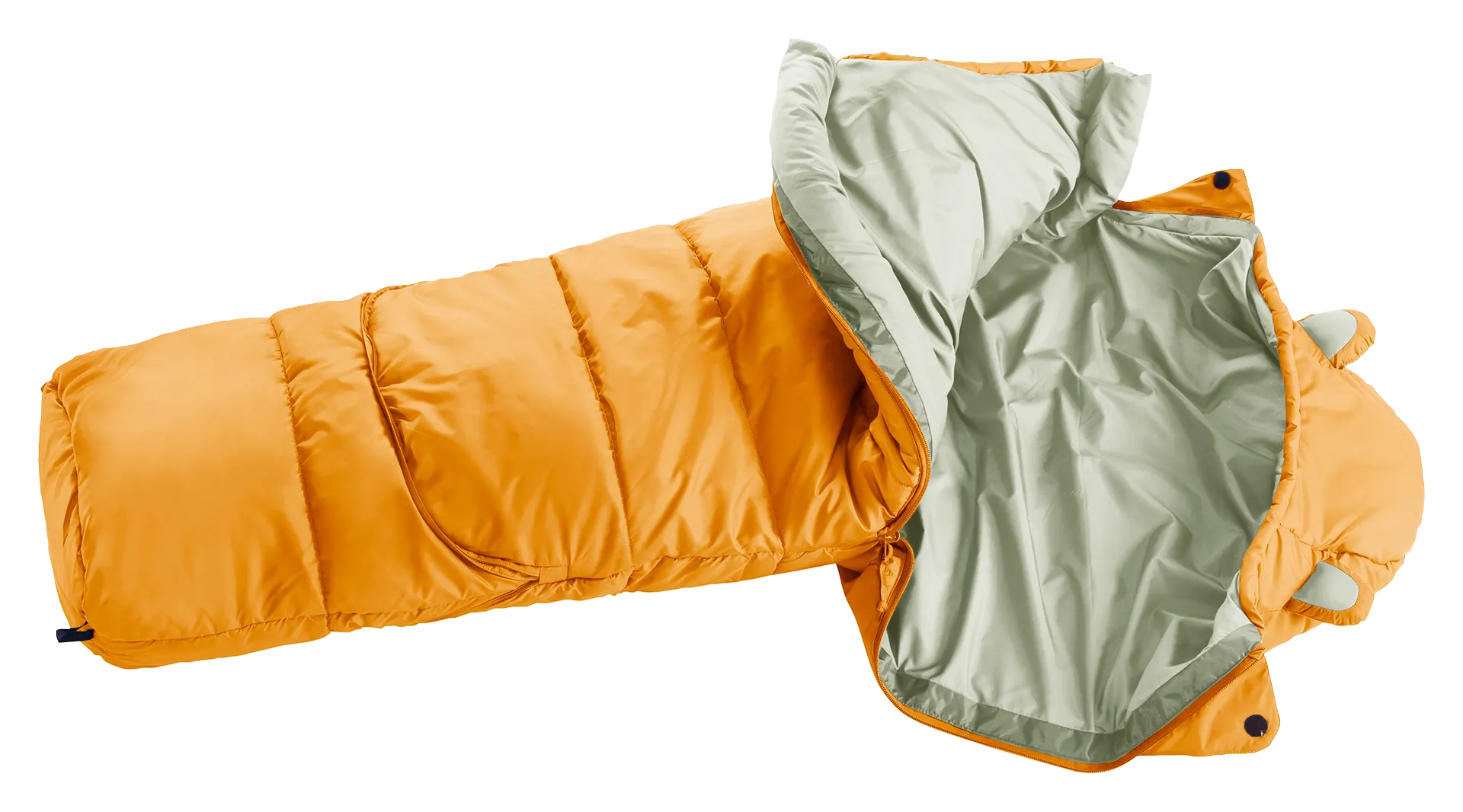 Clothing, Coat, Jacket, Vest, Lifejacket, down jacket, puffer, orange, hooded, outerwear