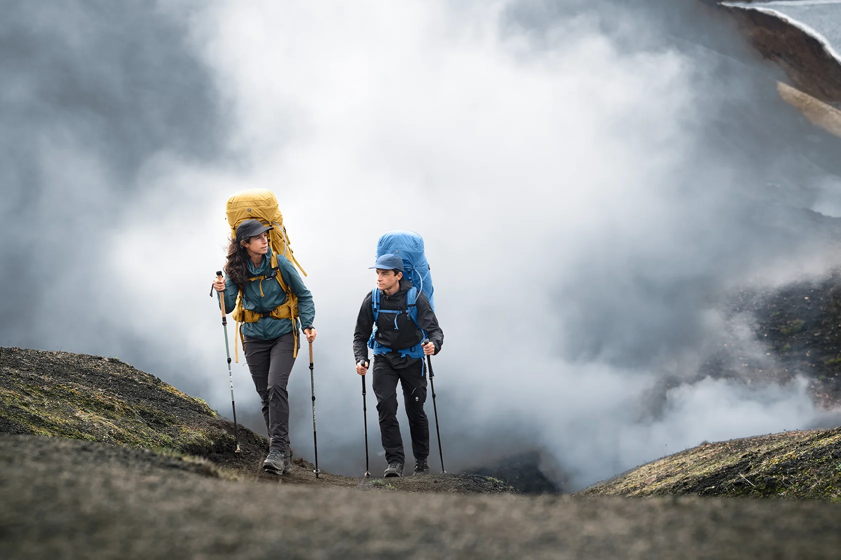 Hiking, Person, Bag, Walking, Man