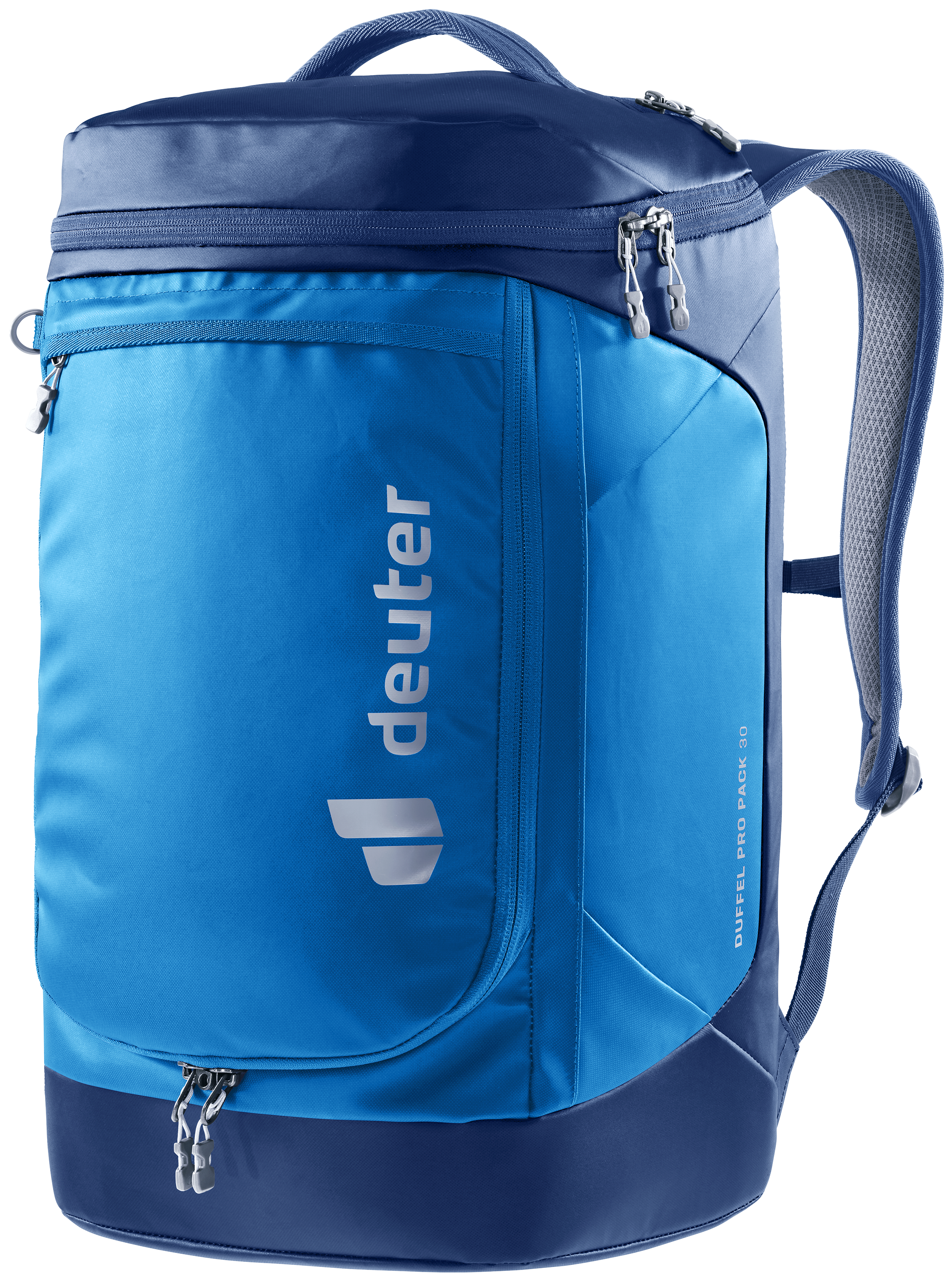 deuter cargo bag expandable travel duffel Unisex Pro Pack 30, Convertible 30L Duffel & Backpack for Versatile One-Bag & Everyday Use - Mineral-Grove The Deuter Pro 40 travel bag in mineral Duffel Pro Roller 90