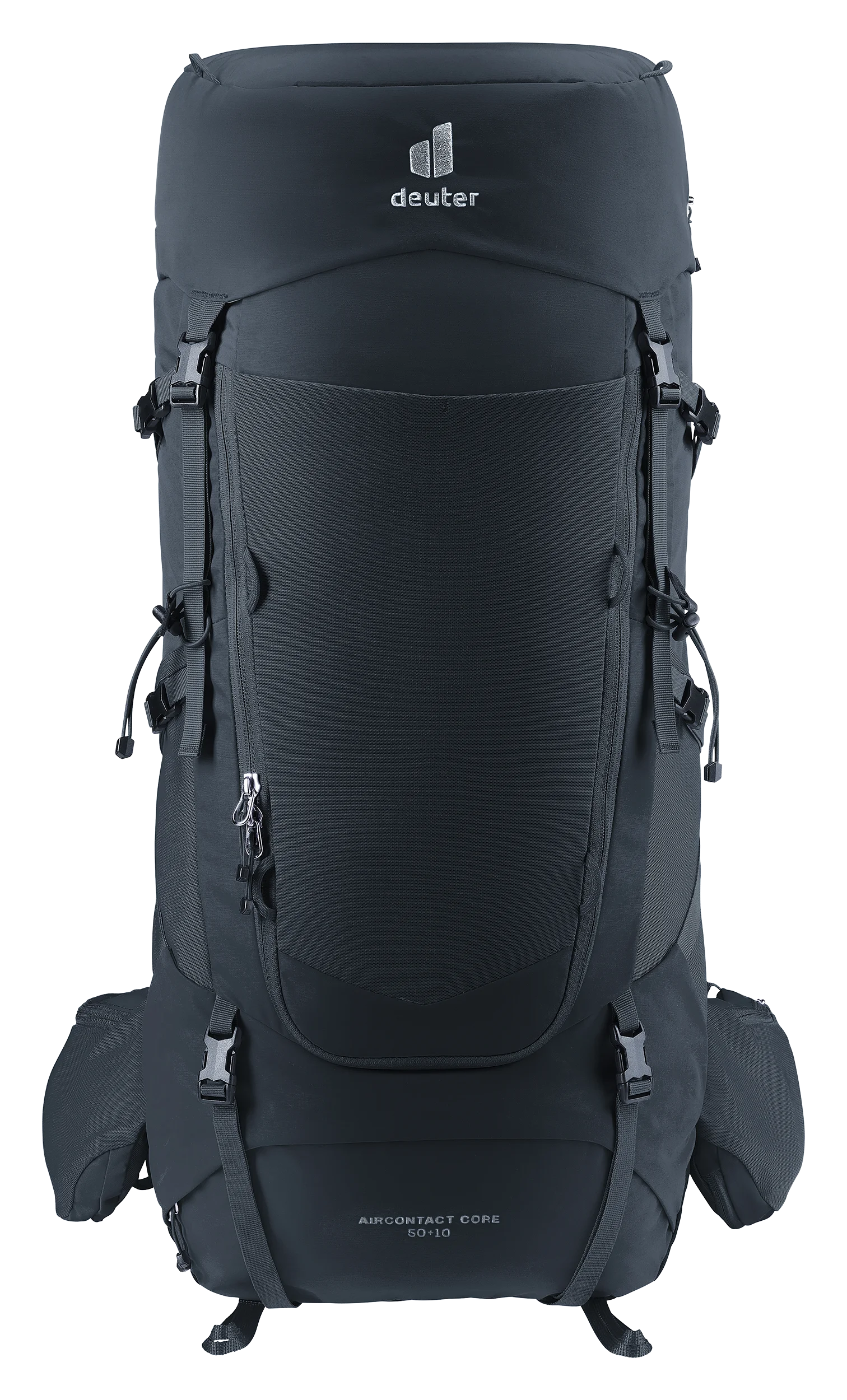 backpack, hiking, 30-50L, external pockets, dark blue