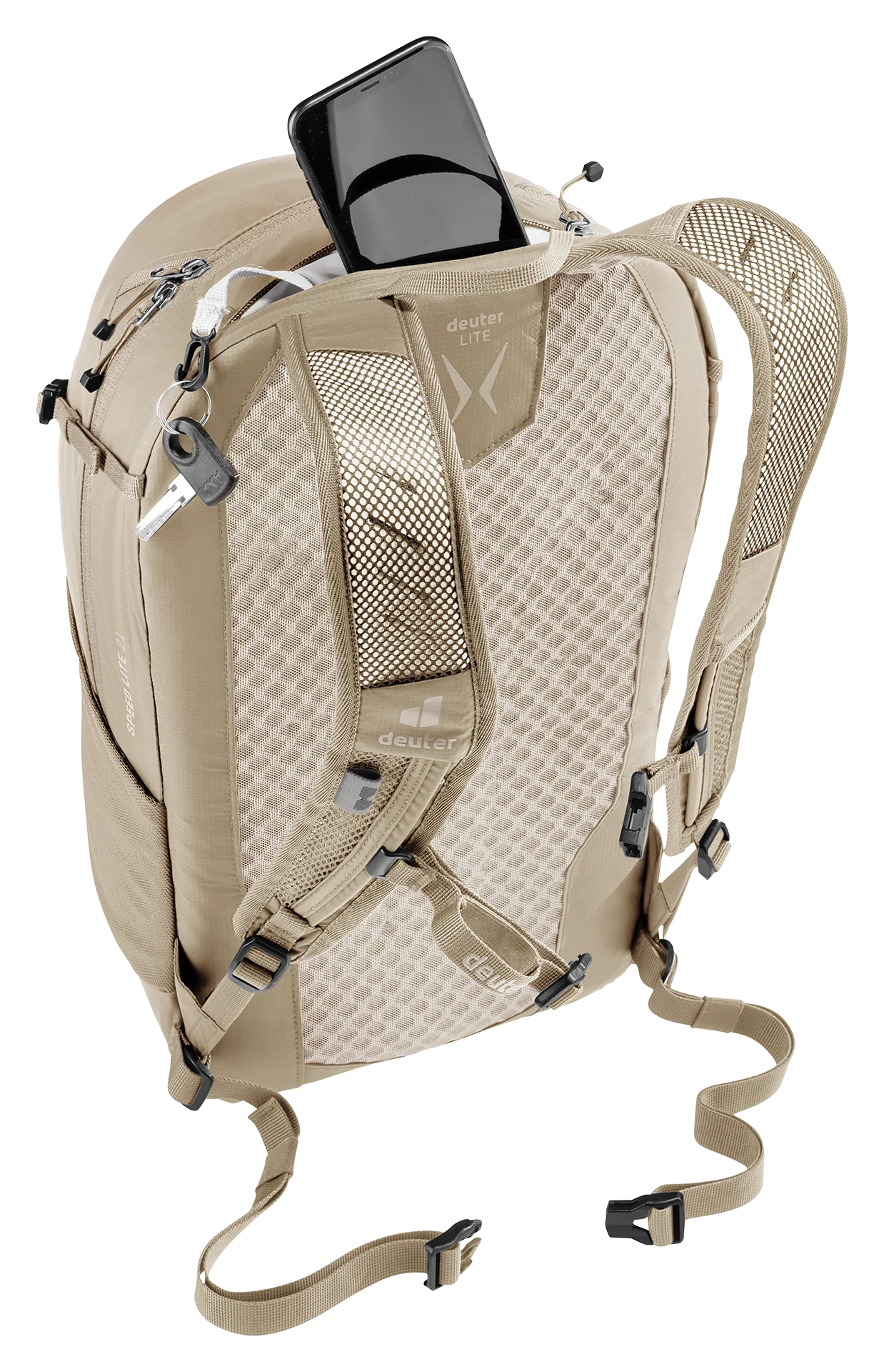 backpack, hydration, shoulder straps, mesh padding, lightweight
