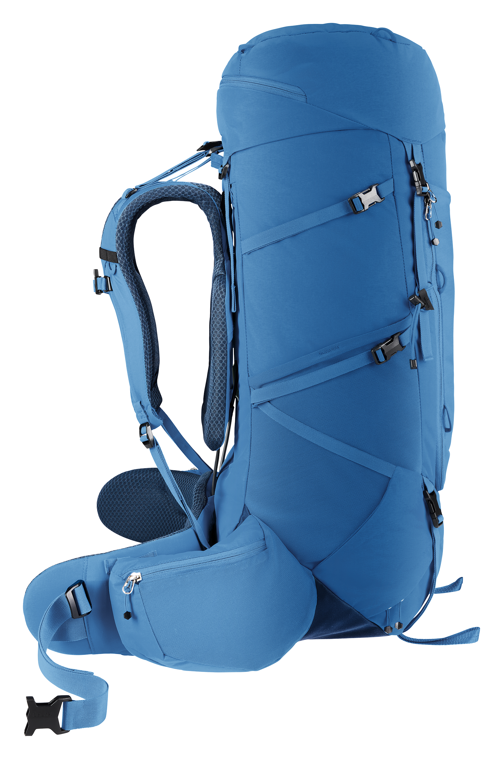 backpack, hiking, hydration-compatible, blue, outdoor, backpack, hiking, blue, external frame?, shoulder straps?