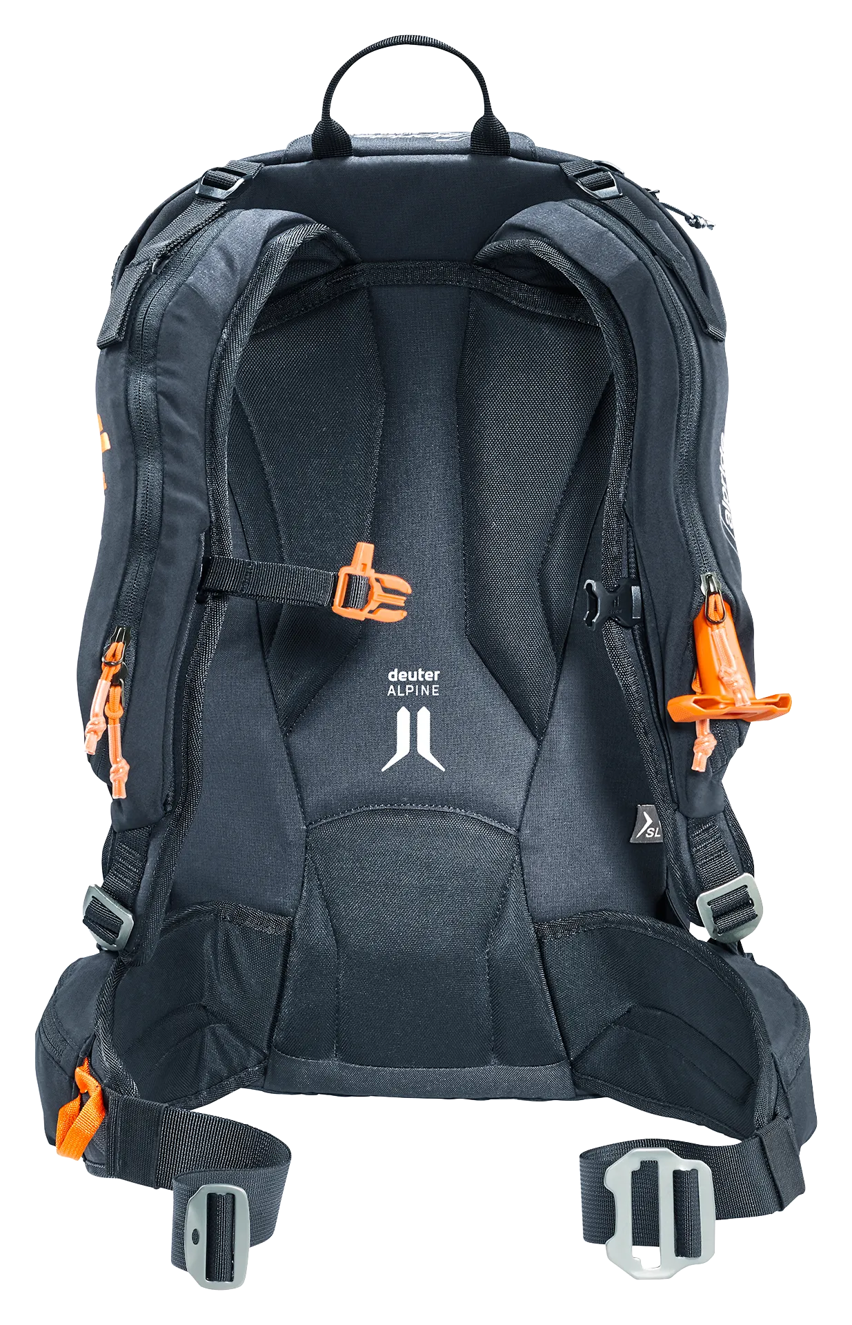 Bag, Backpack, backpack, hiking, orange accents, padded back, shoulder straps