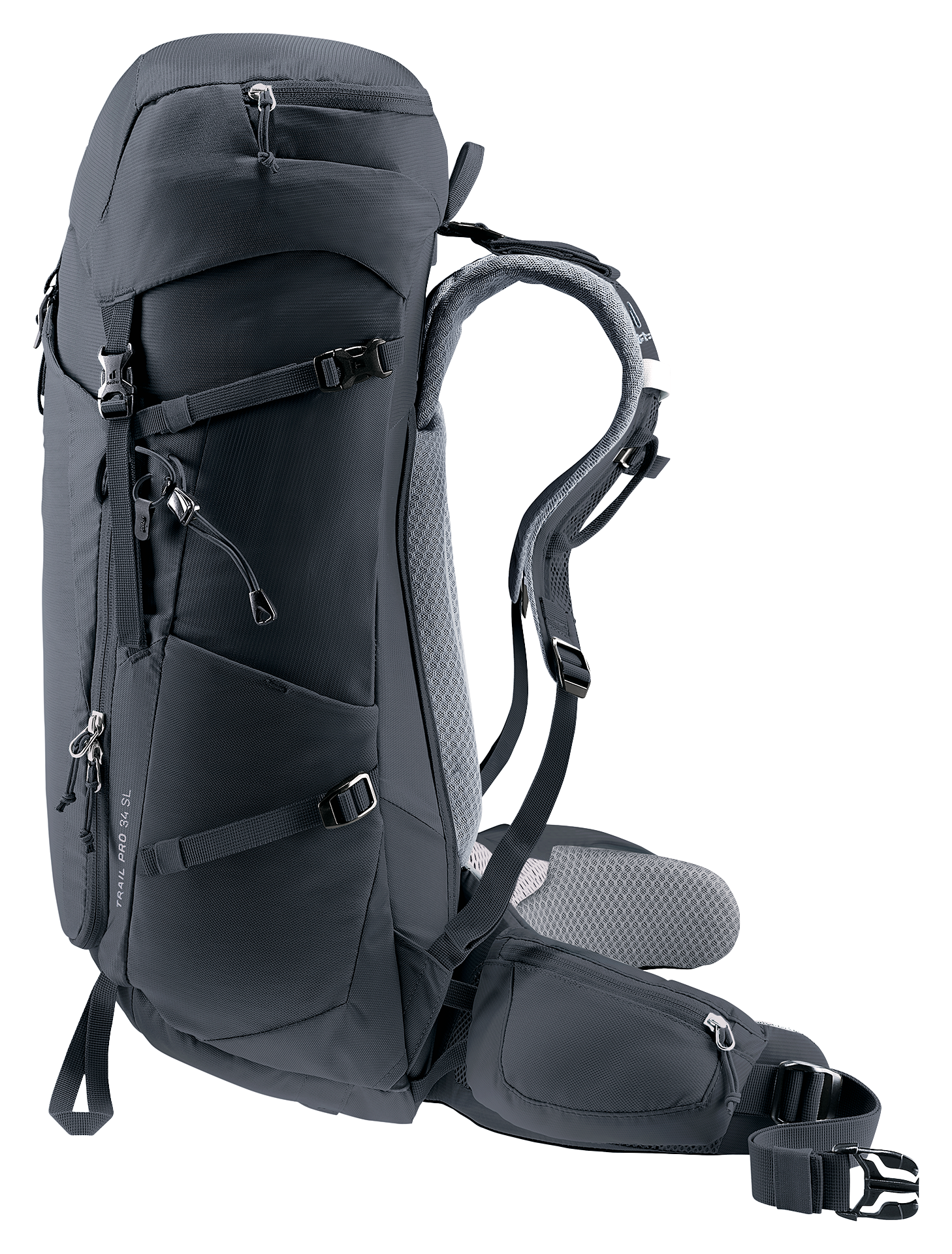 deuter act trail pro 34 hiking backpack black Women's Futura SL With Women's Fit Inside you will find a compartment for a hydration bladder (3l) and a practical stretch pocket Deuter Trail Pro 34L SL