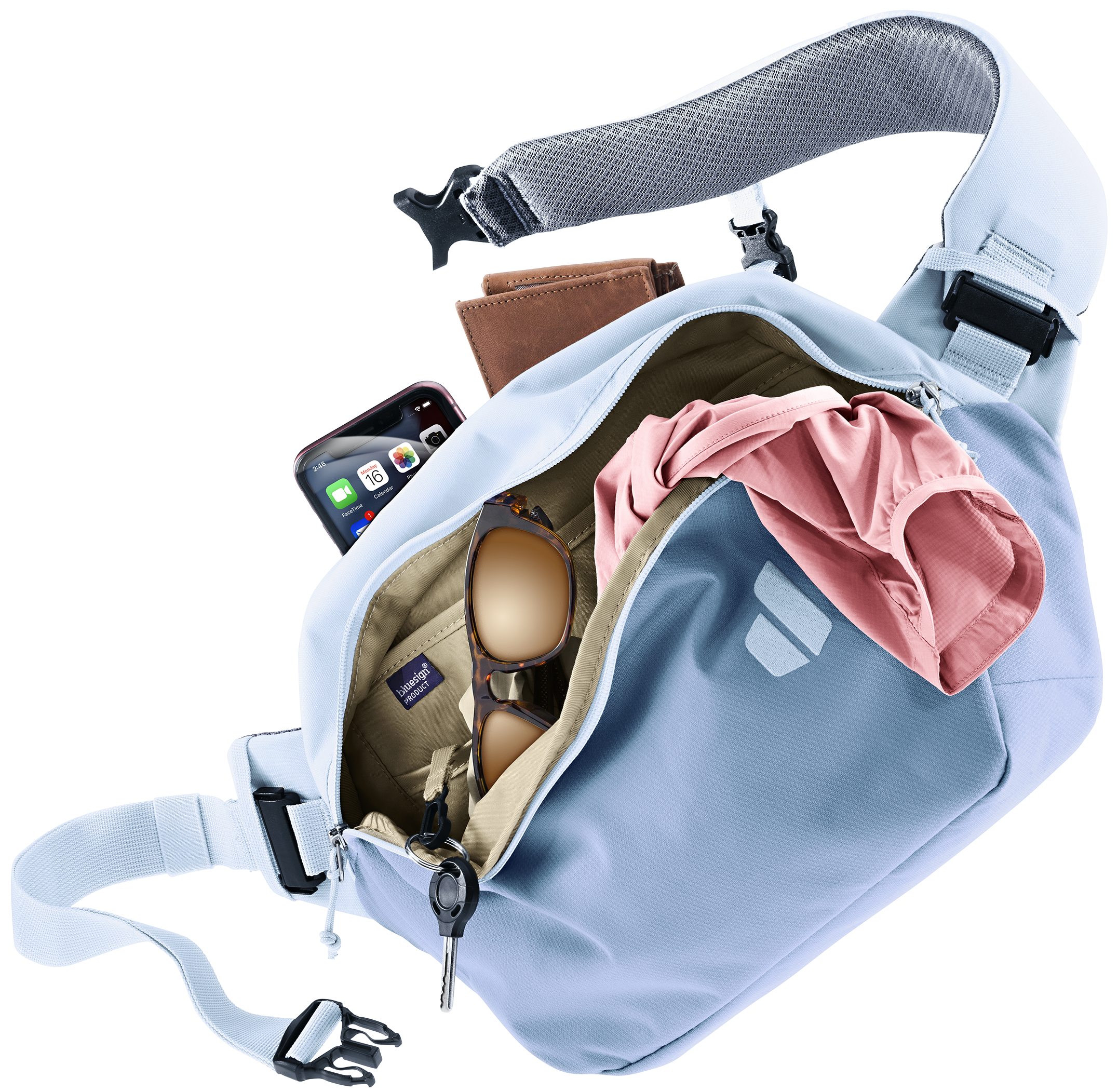 Stroof 5 - Hip bags - bluejay polar