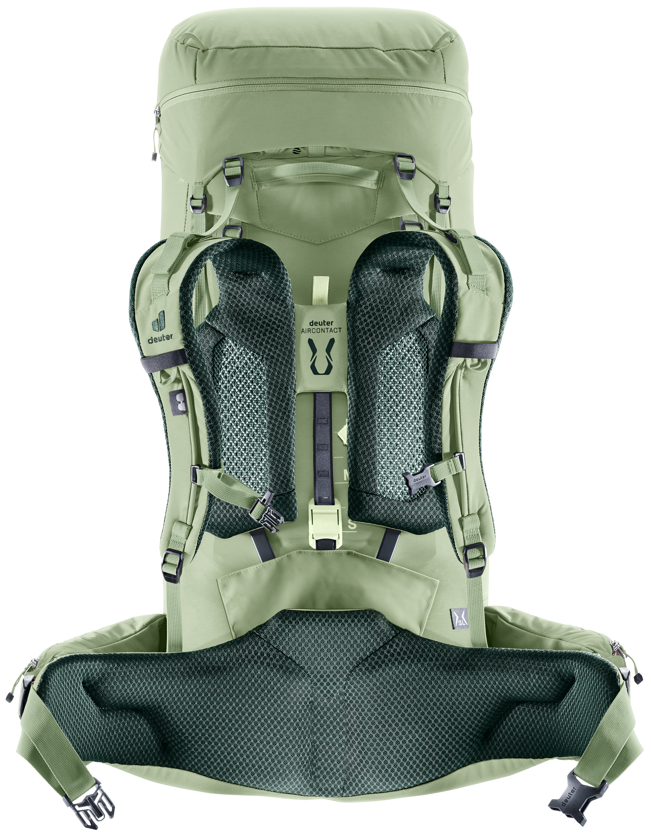 Aircontact Core 55+10 SL - Backpacking packs - grove ivy
