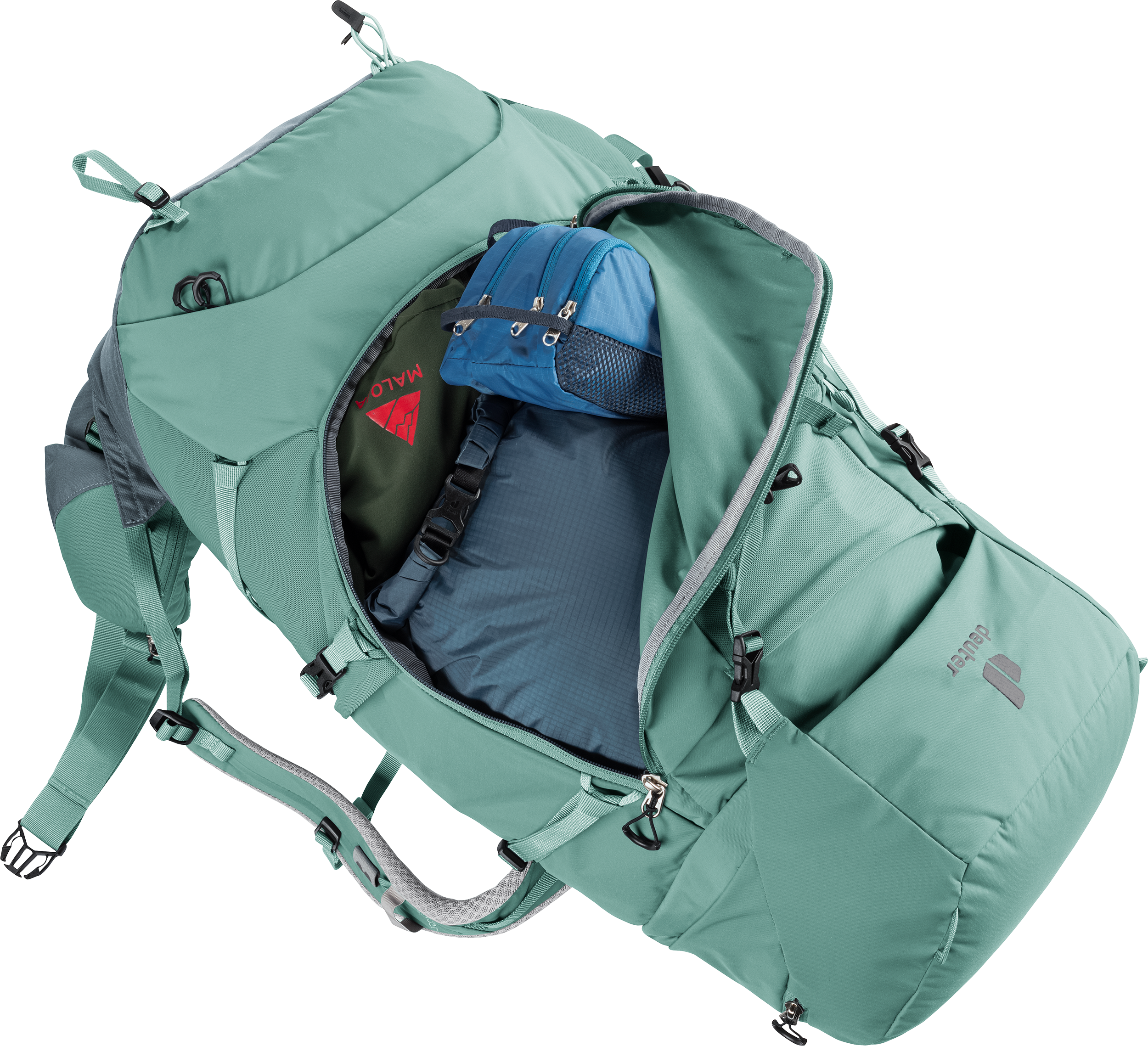 Aircontact Core 45+10 SL - Backpacking packs - jade graphite