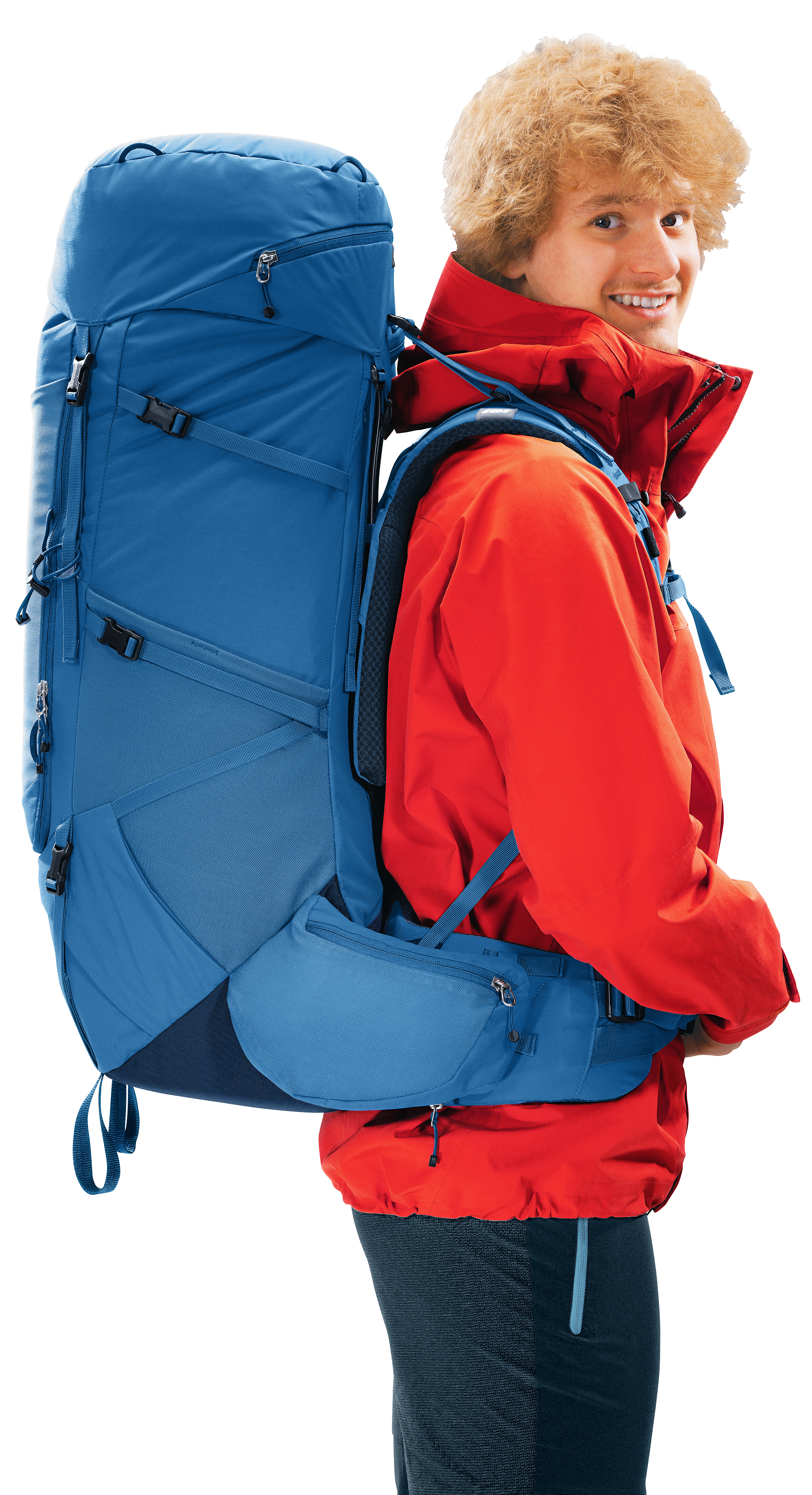 Aircontact Core 60+10 - Backpacking packs - baltic nightblue