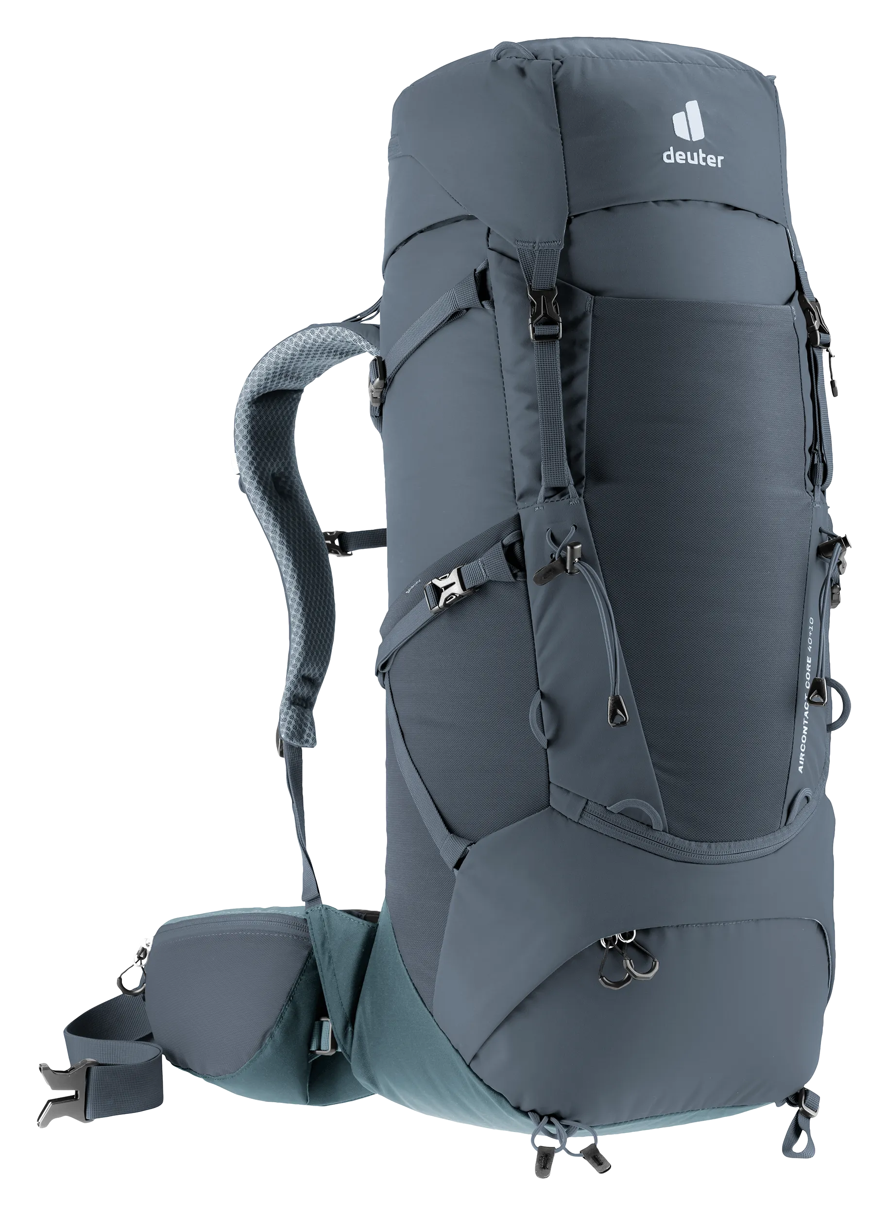 Bag, Backpack, backpack, hiking, daypack, blue-gray, external-frame