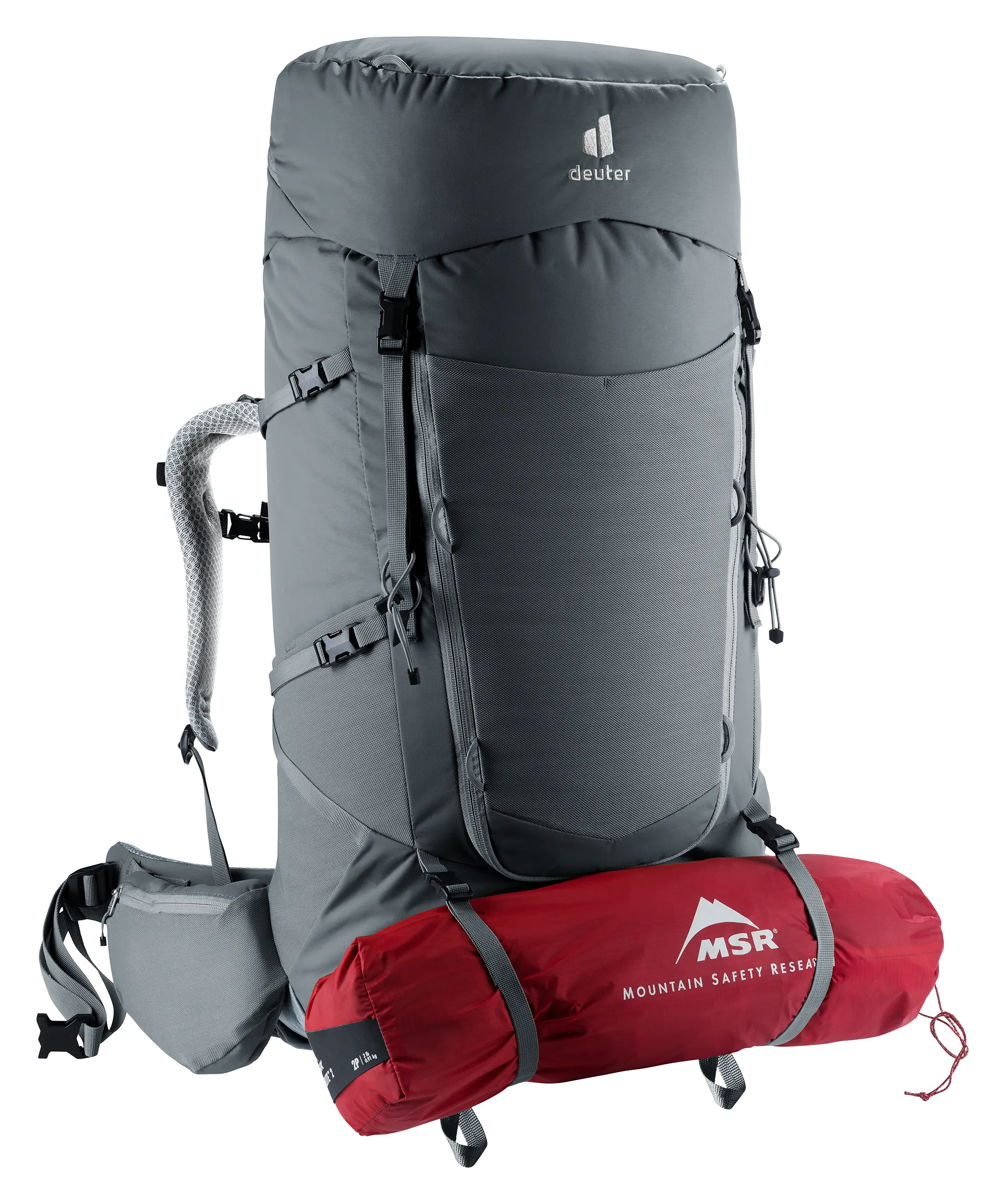 Aircontact Core 65+10 SL - Backpacking packs - l graphite