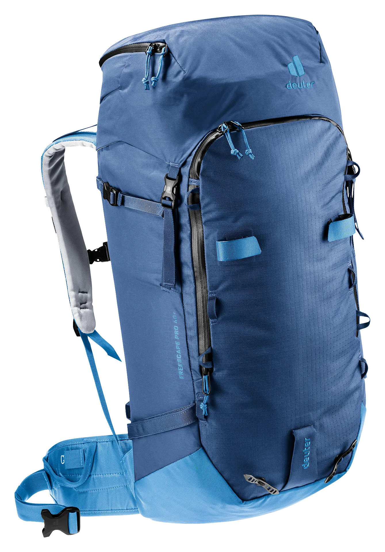 Bag, Backpack, backpack, hiking, blue, travel, external-attachment