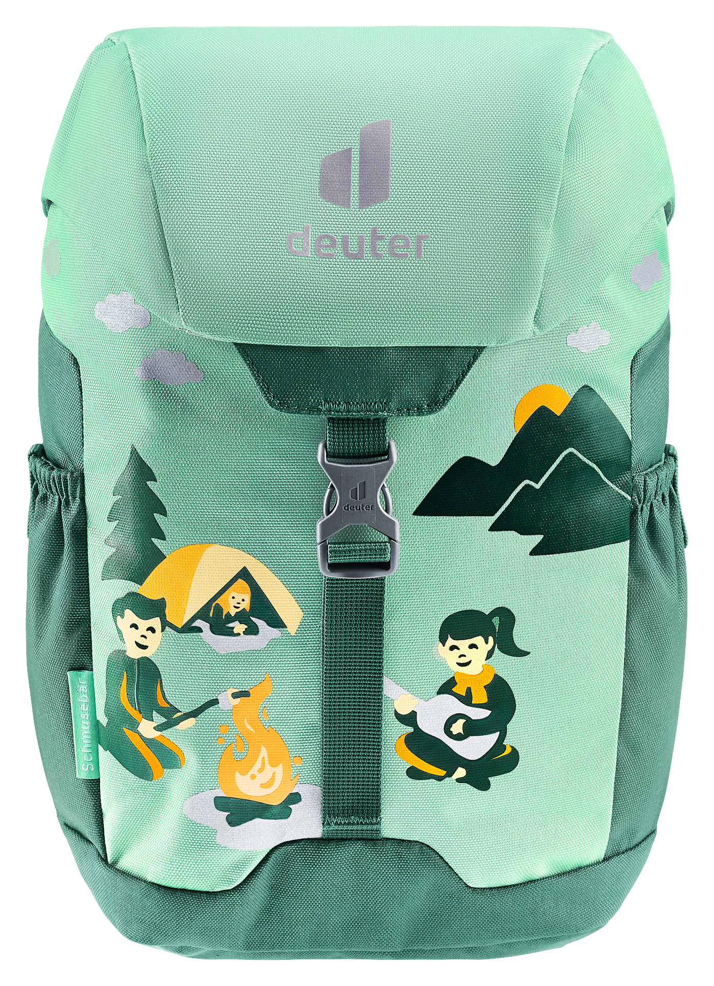 Schmusebär - Children’s backpacks - spearmint seagreen