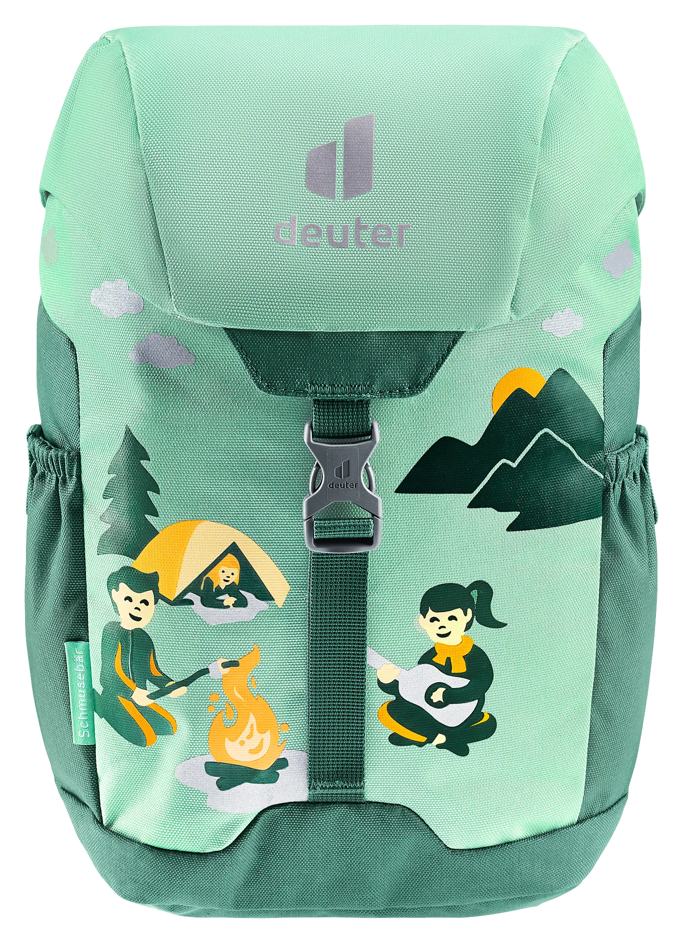 Schmusebär - Children’s backpacks - spearmint seagreen