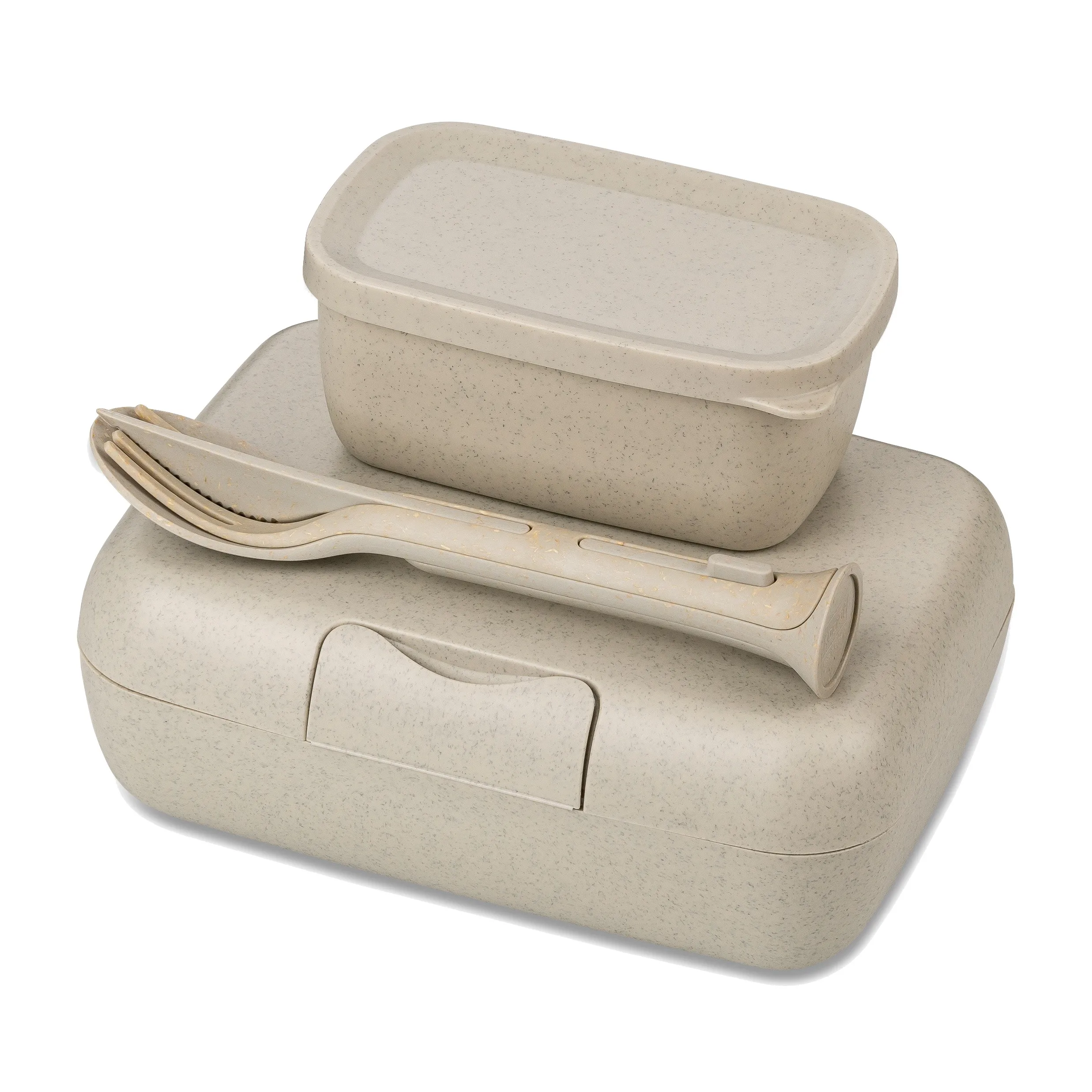 bento box, lunch box, pebbled, beige, muddy beige