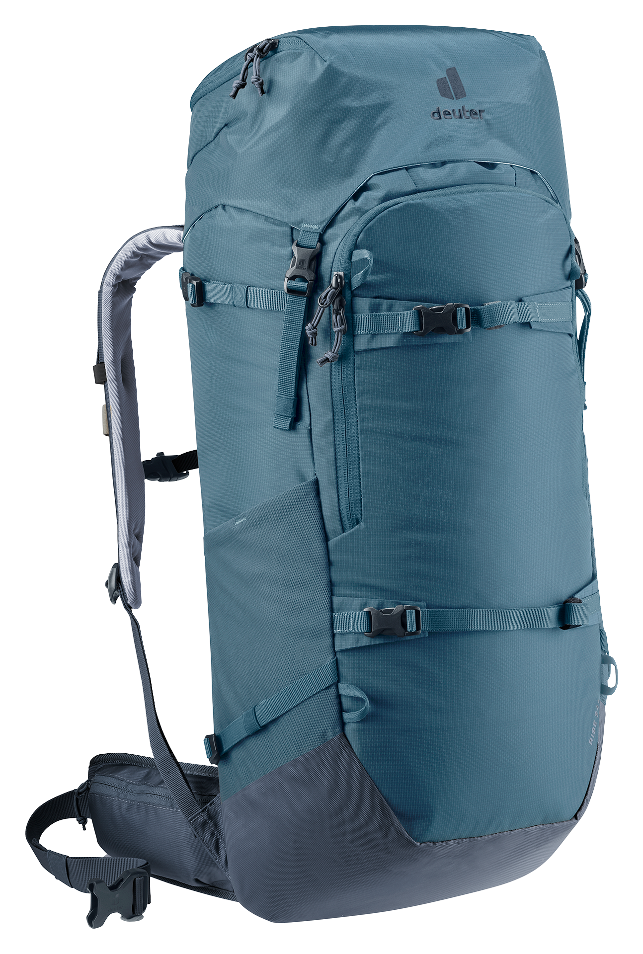 Rise 34+ Bag, Backpack, backpack, hiking, rucksack, blue, external straps